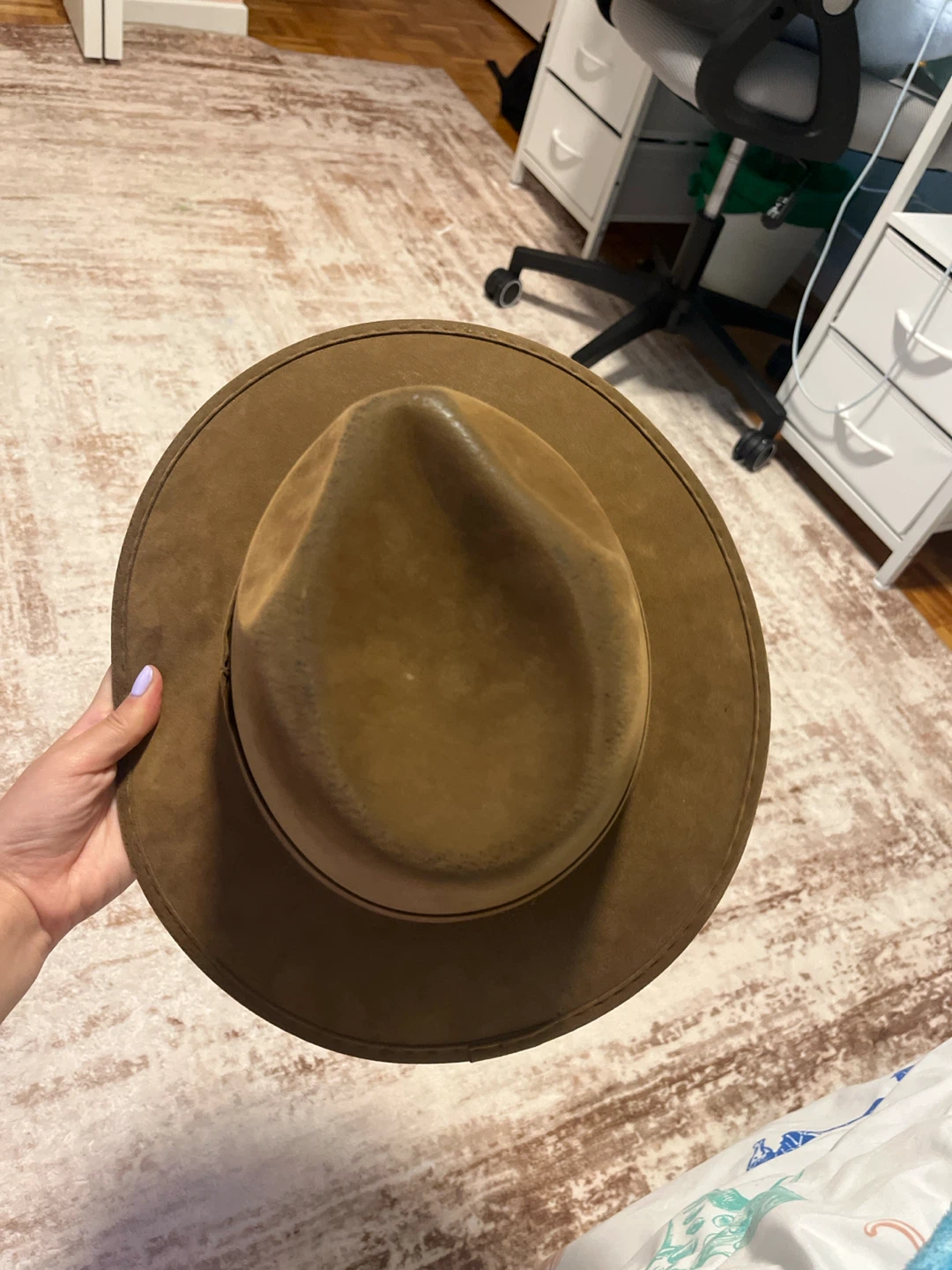 Brown Fedora Hat - photo 2