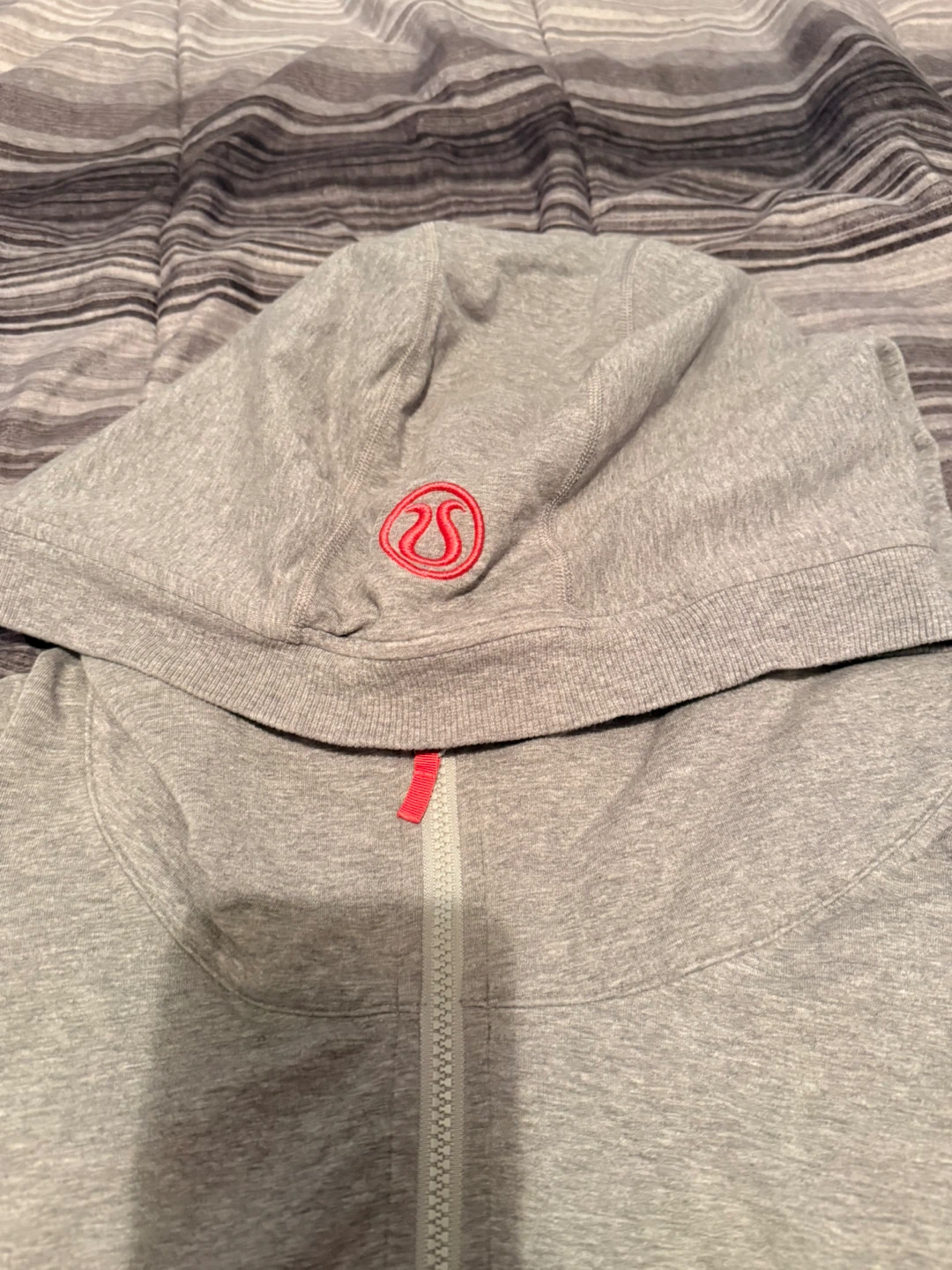 Lululemon Grey Zip-Up Hoodie
