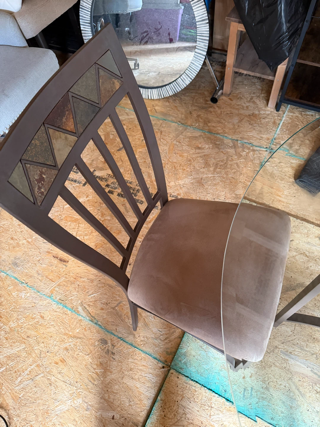 Glass Dining Table Set with 4 Chairs - photo 5