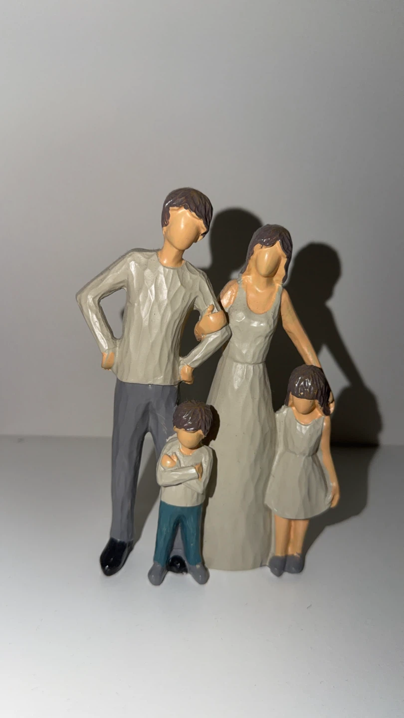 Family Figurine - Couple with Two Children