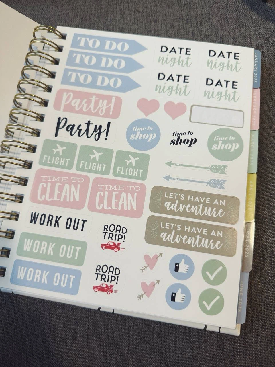 2025 Planner with Stickers – New - photo 2