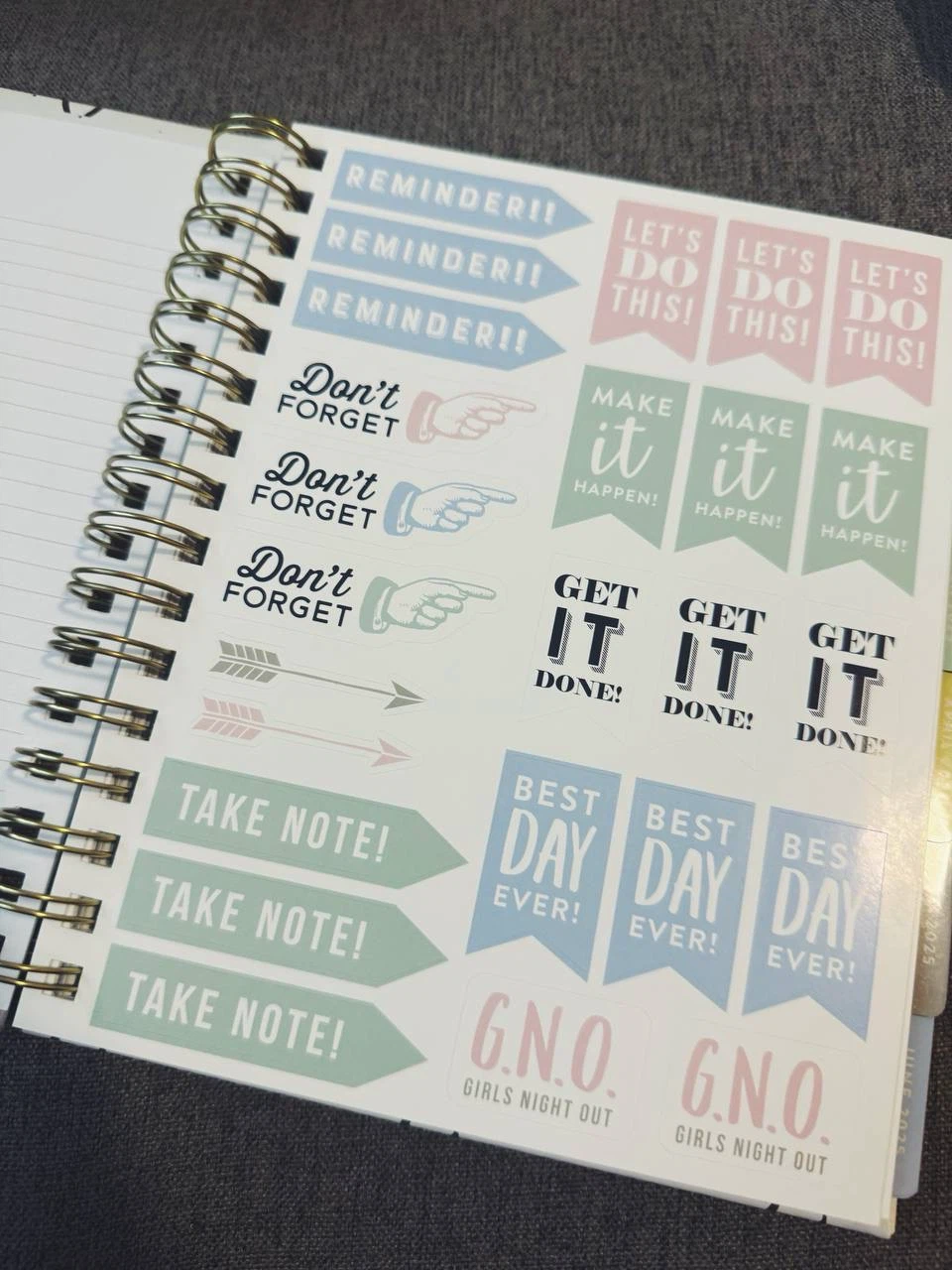 2025 Planner with Stickers – New - photo 5