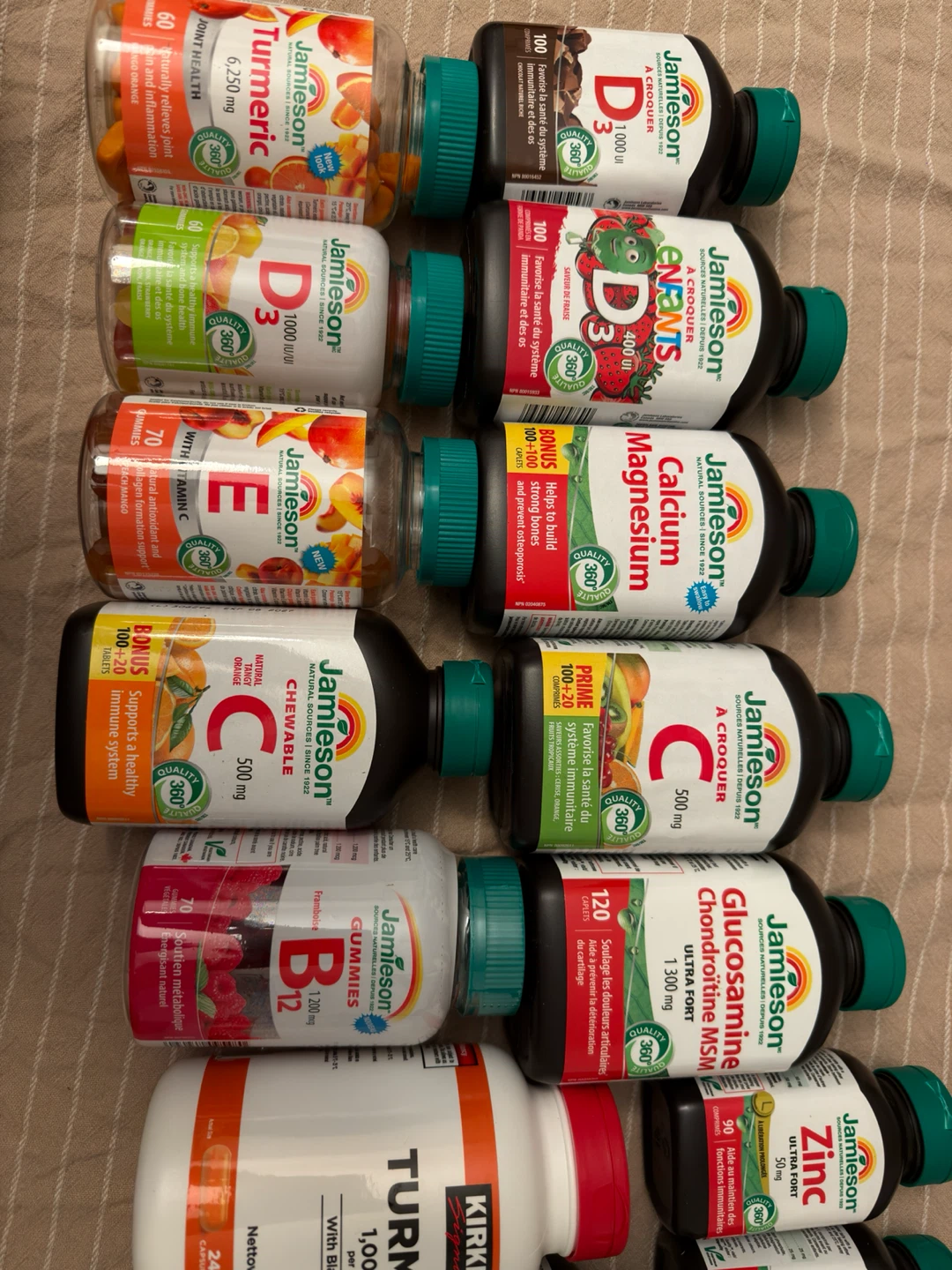 Jamieson & Kirkland Supplements - Various Vitamins & Minerals