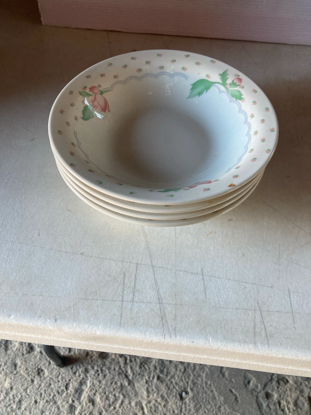 Vintage Sango Rose Chintz bowls