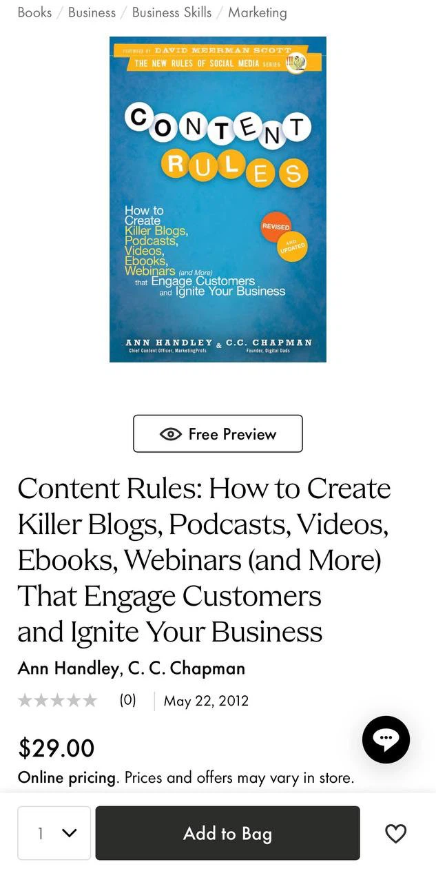 Content Rules” Book – Ann Handley & C.C. Chapman - photo 4