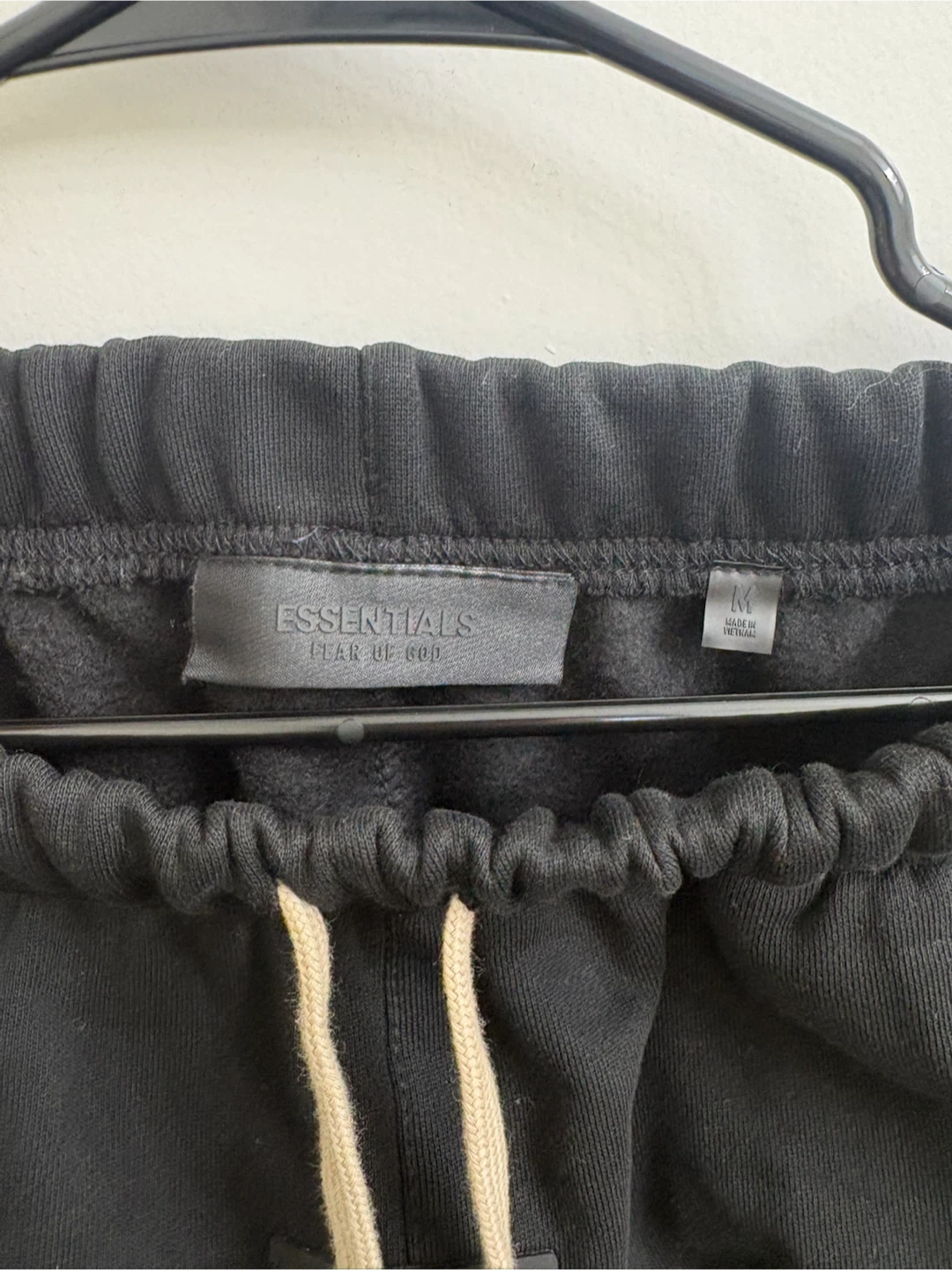 Essentials Fear of God Black Hoodie and Sweatpants Set