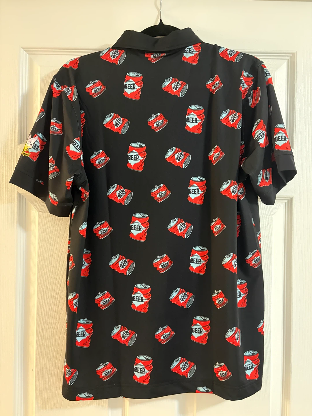 Rolo Golf Beer Can Print Polo Shirt - Size M - photo 2