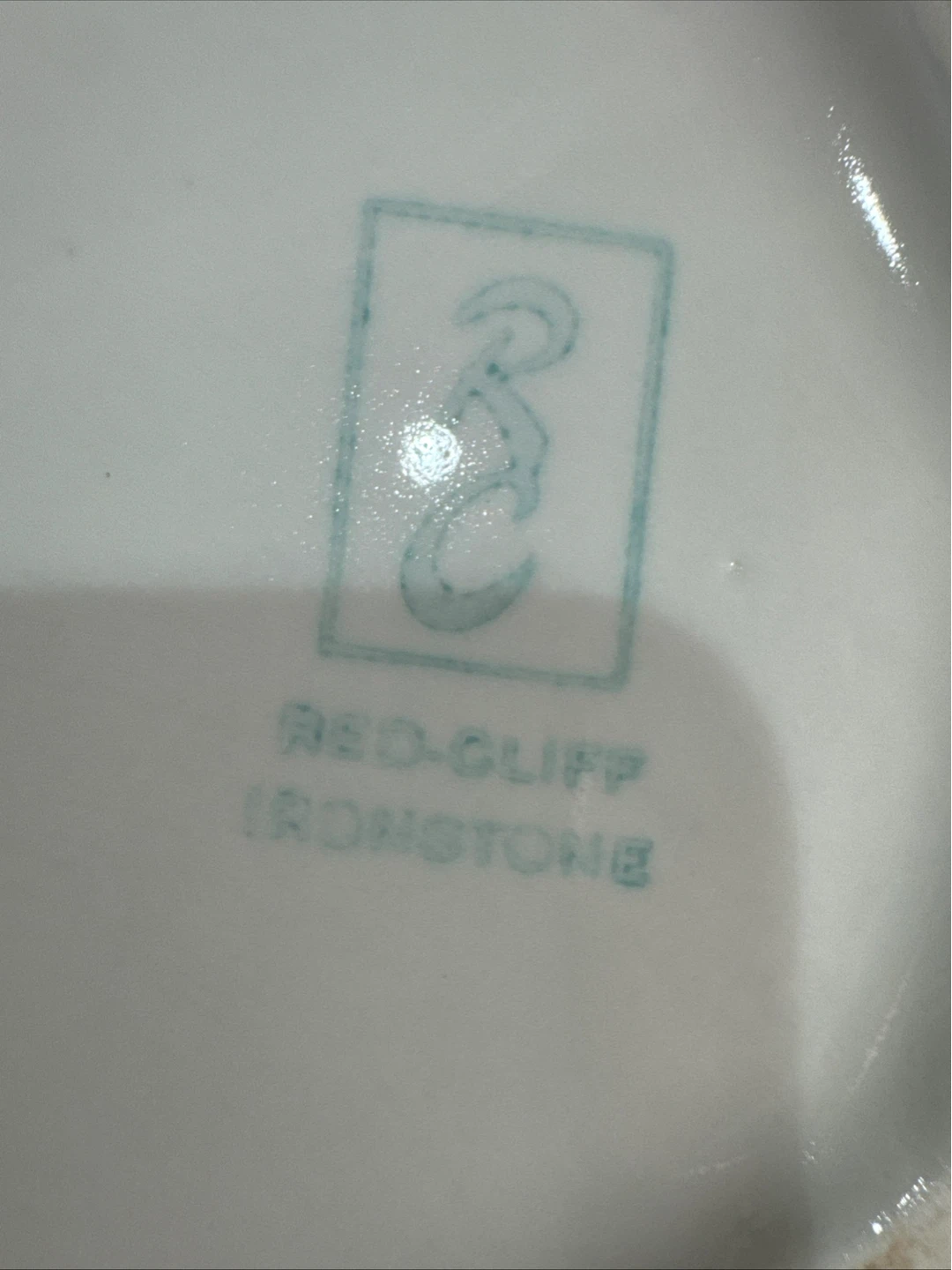 Red Cliff White Ironstone Coffee Teapot Grape Leaf Flawless - photo 5