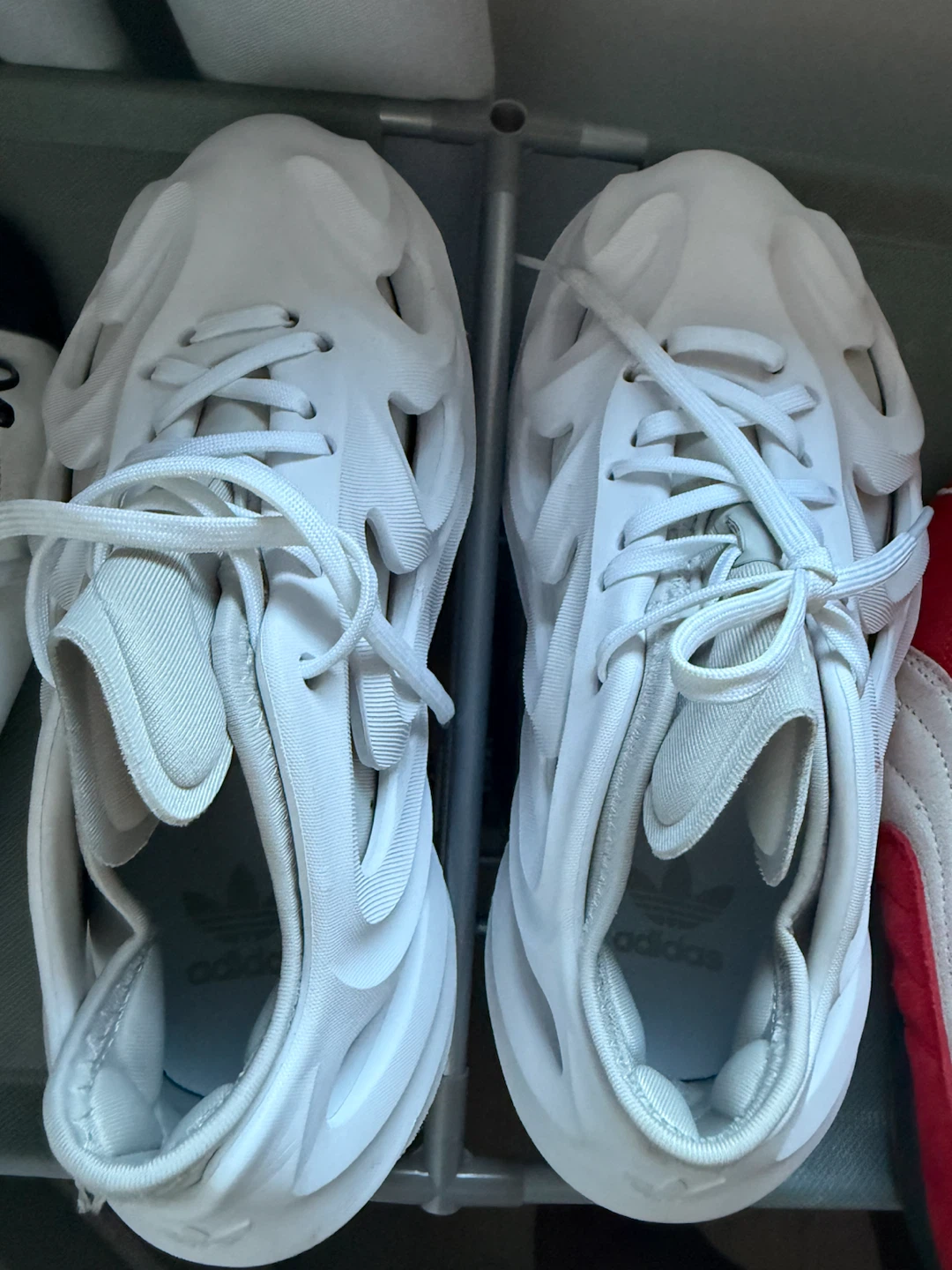 Adidas white shoes