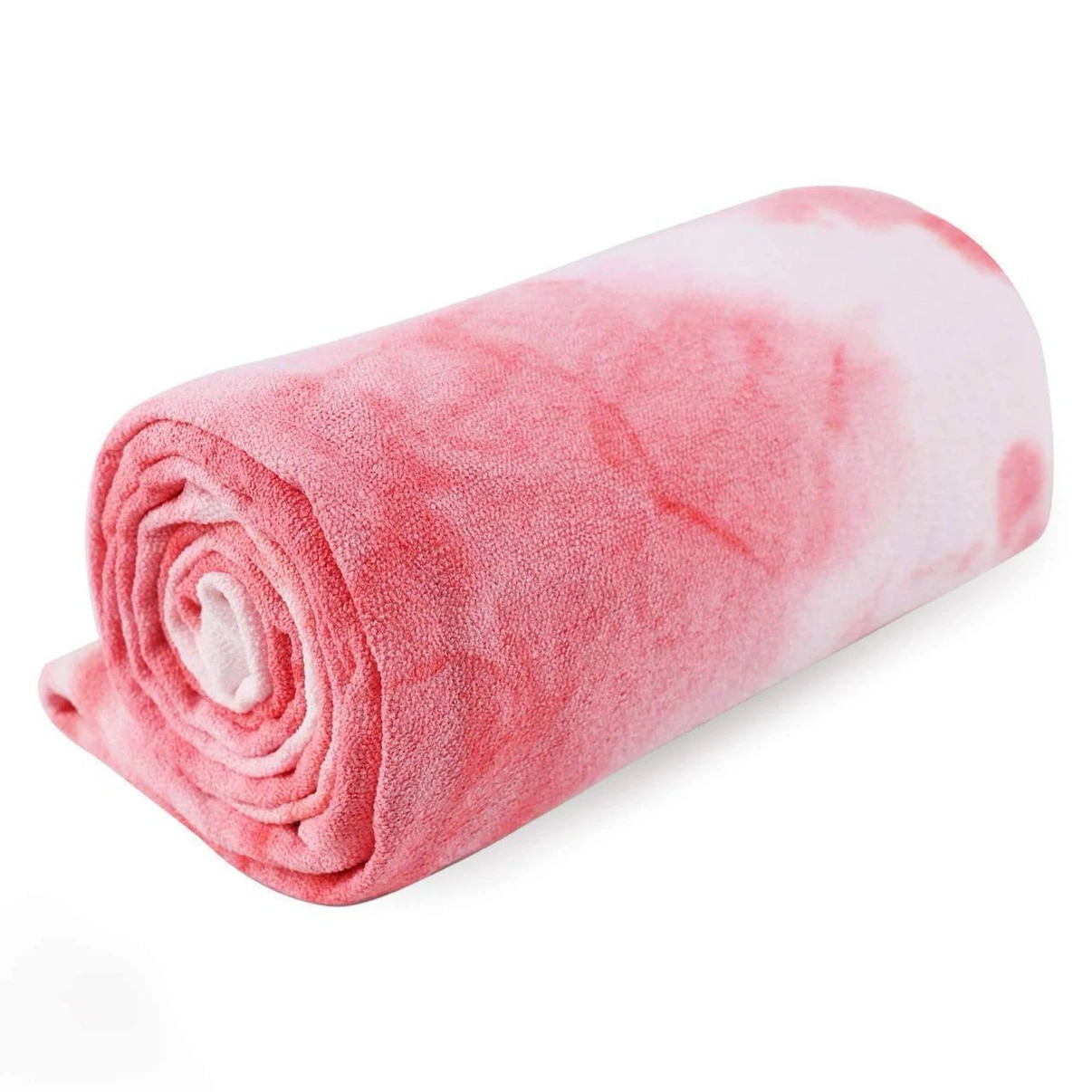 Pink hot yoga towel + carry bag - photo 3
