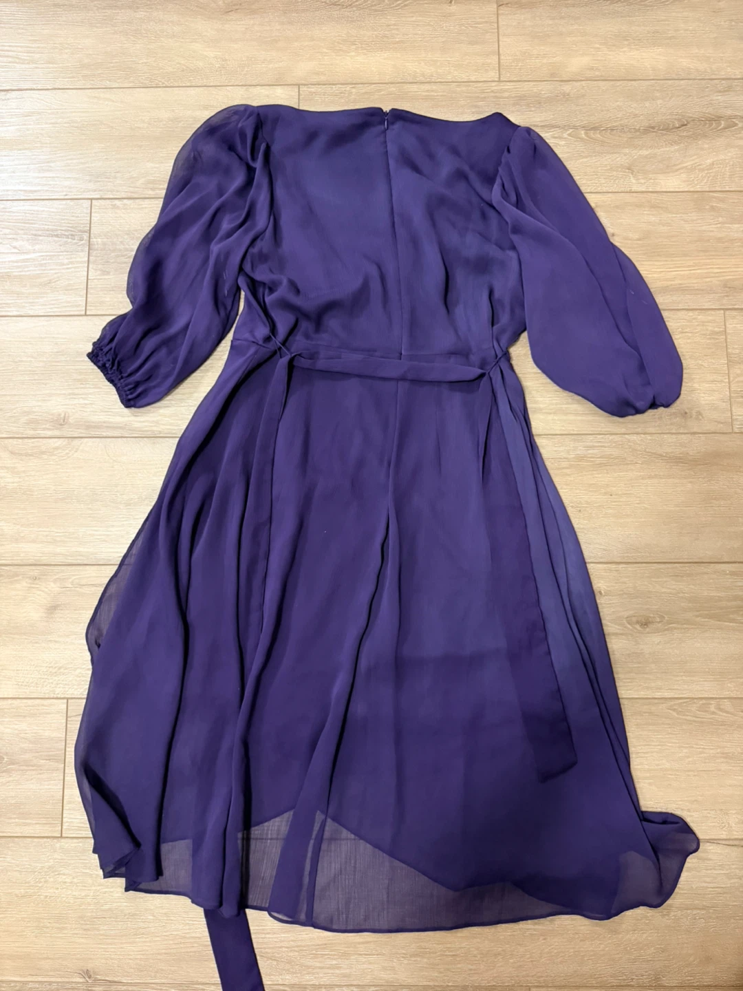 DKNY Purple wrap Dress - photo 3