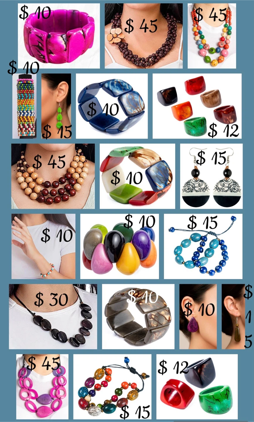 Handmade Tagua Nut Jewelry - photo 2