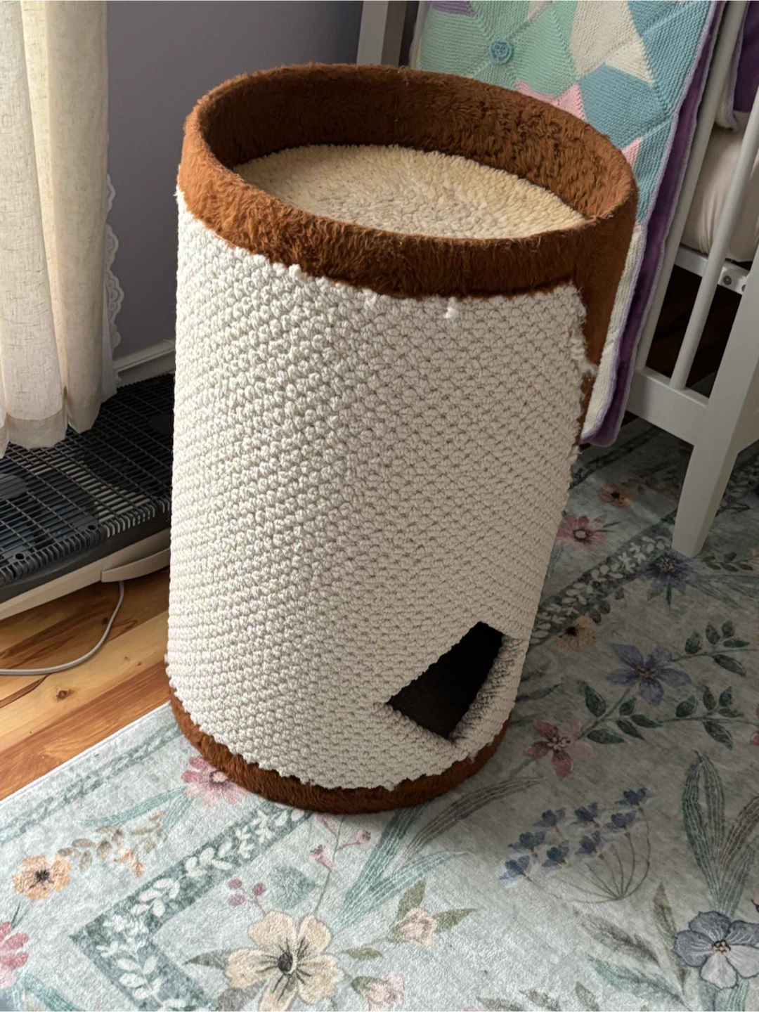 Free cat house/scratching post.