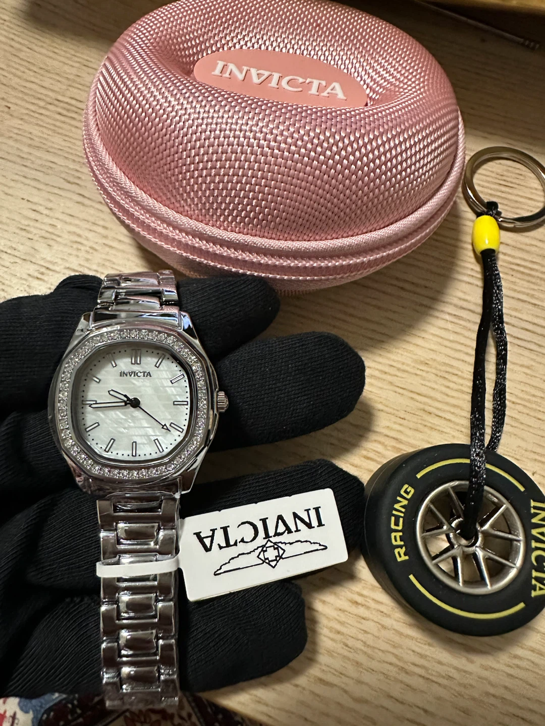 NEW Invicta Wildflower Women’s Silver Watch Gift Set – 32mm - photo 4