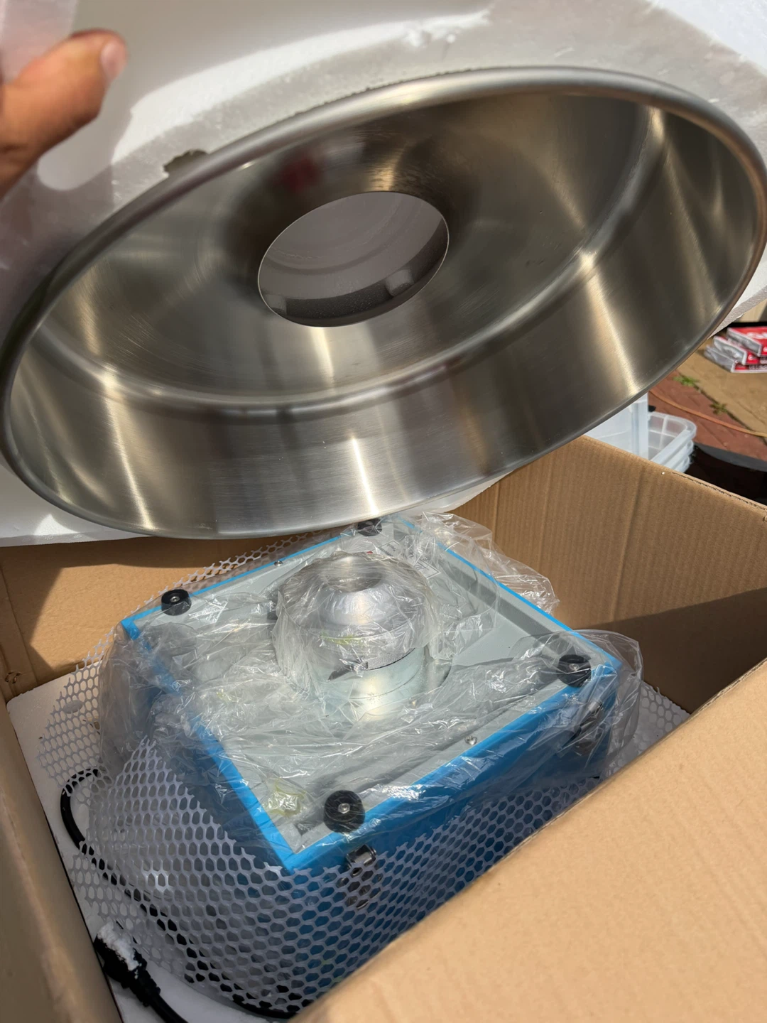 Clever Commercial Candy Floss Machine - Blue - photo 2