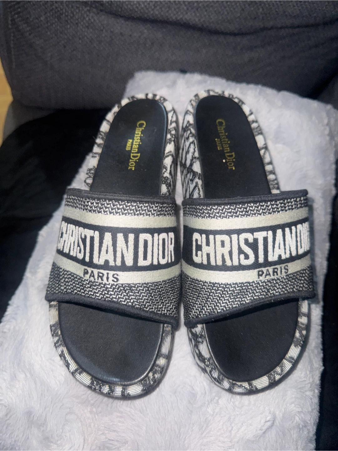Christian Dior Paris Slides - Size 40