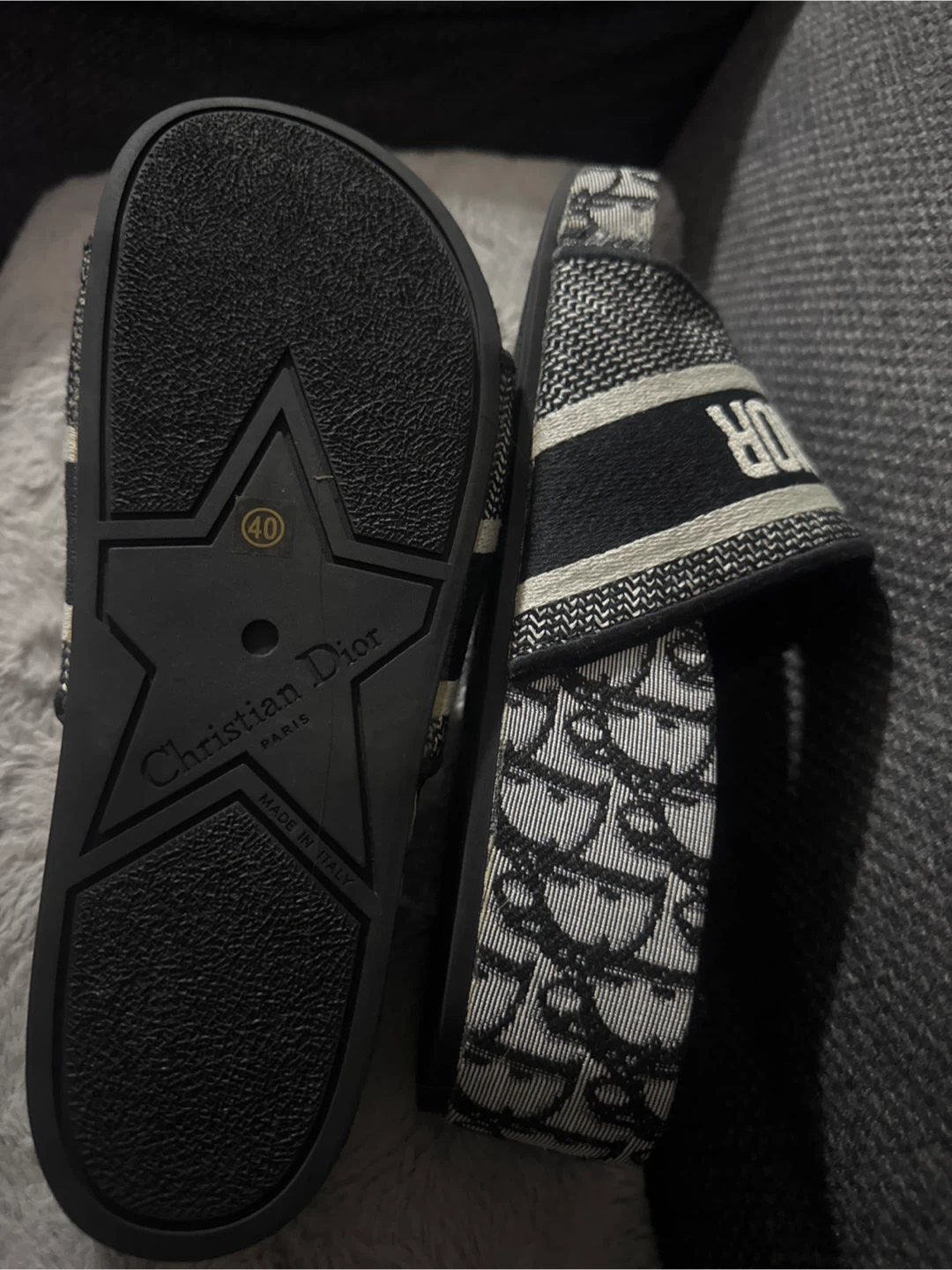 Christian Dior Paris Slides - Size 40 - photo 3