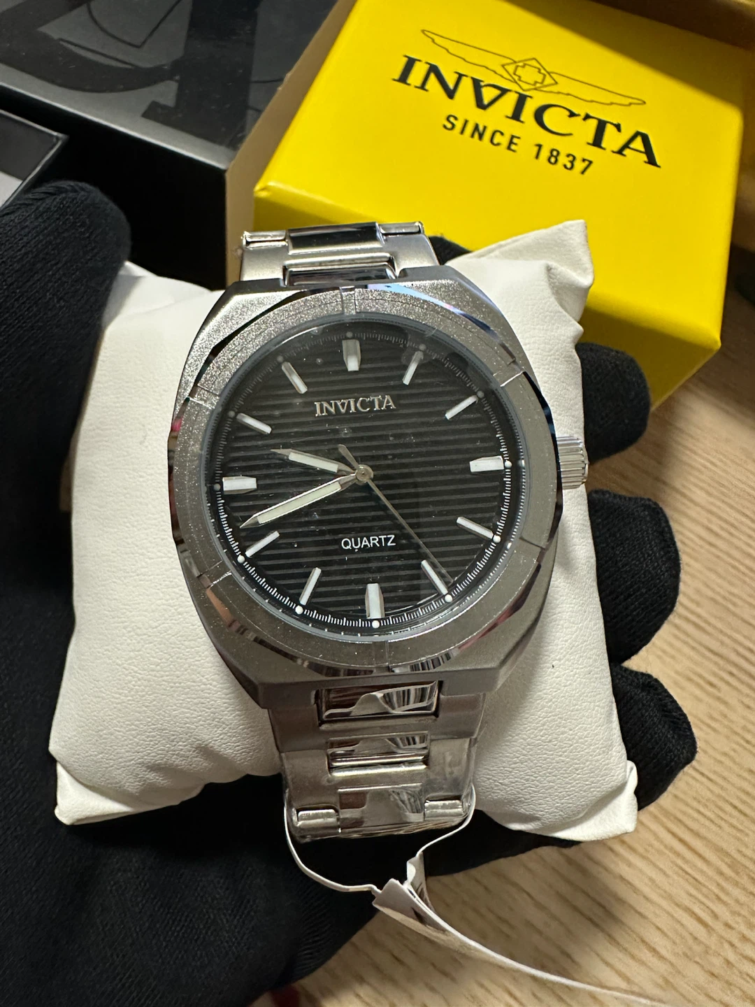 Invicta Celestial Polaris 69210 Men’s Steel Watch Black Dial NIB