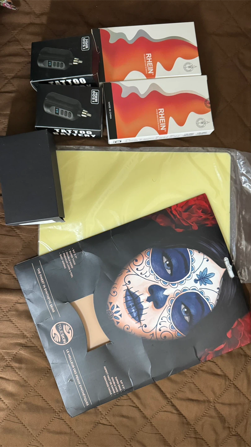 Tattoo Power Supply & Practice Skins