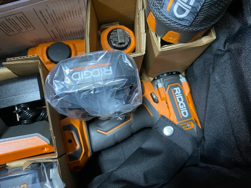 Ridgid 18v tool set Brand new - photo 2