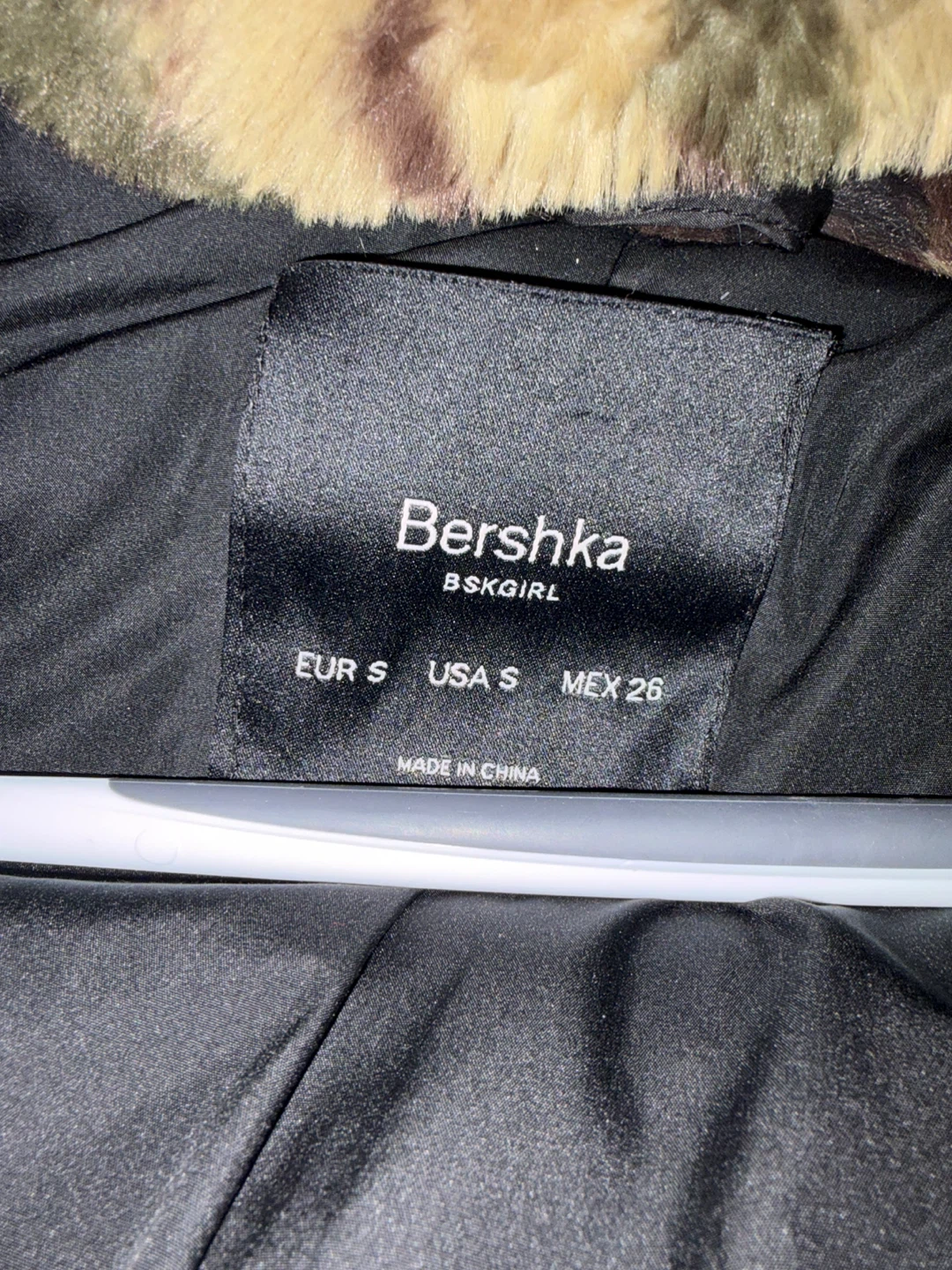 Bershka Camo Fleece Hooded Jacket - photo 2