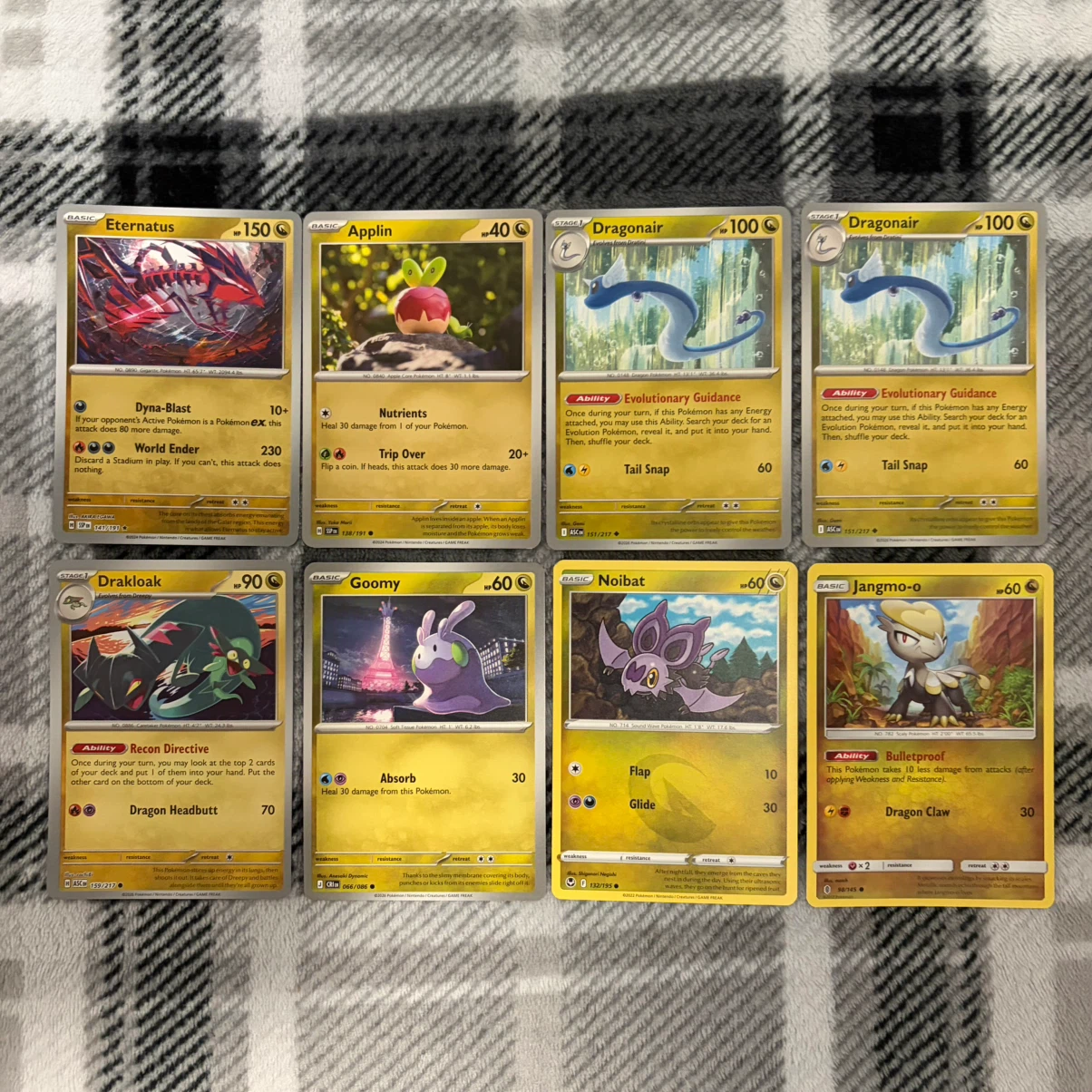 Dragon-Type Pokémon cards