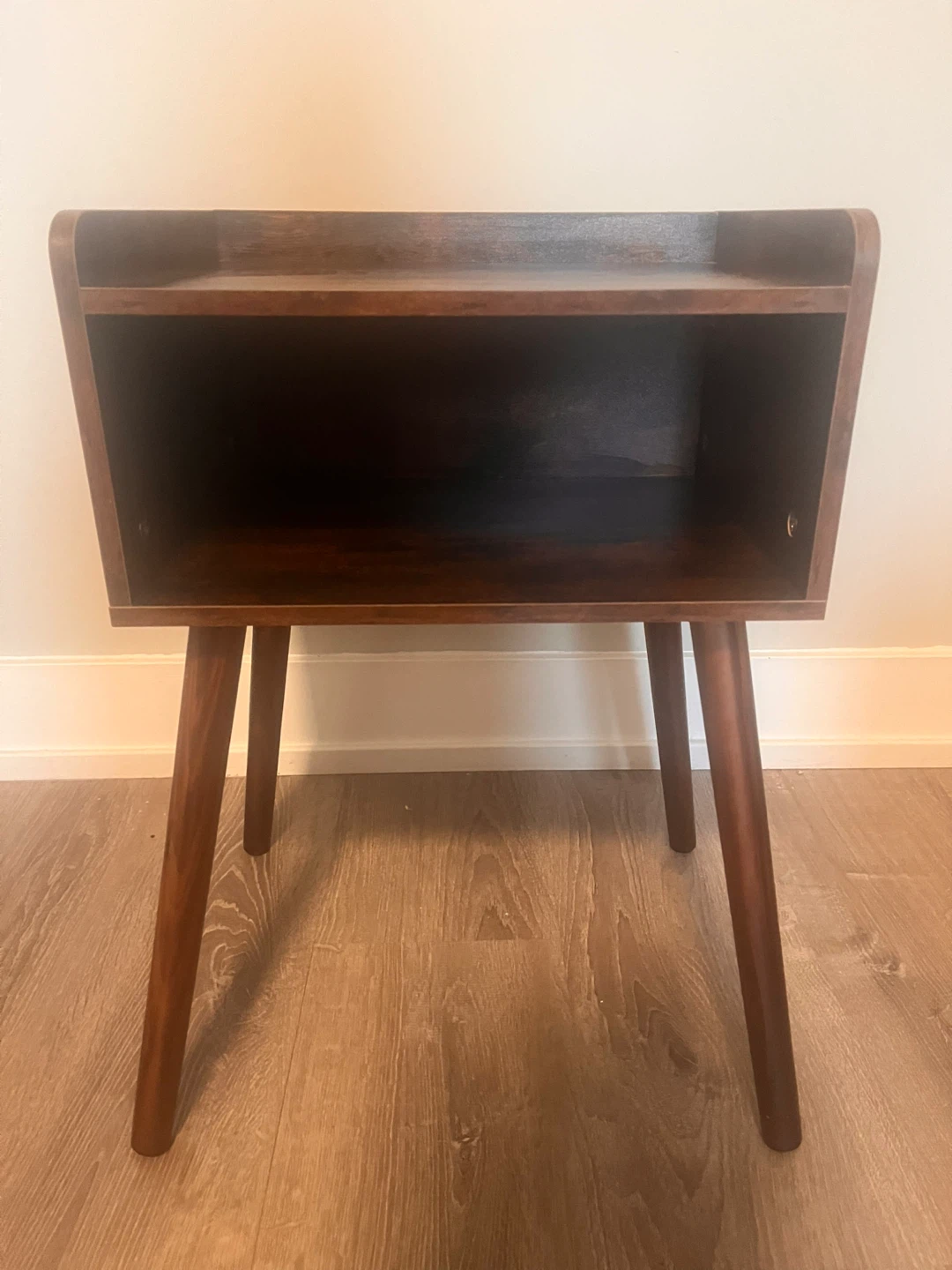Mid-Century Modern Wood Nightstand/End Table