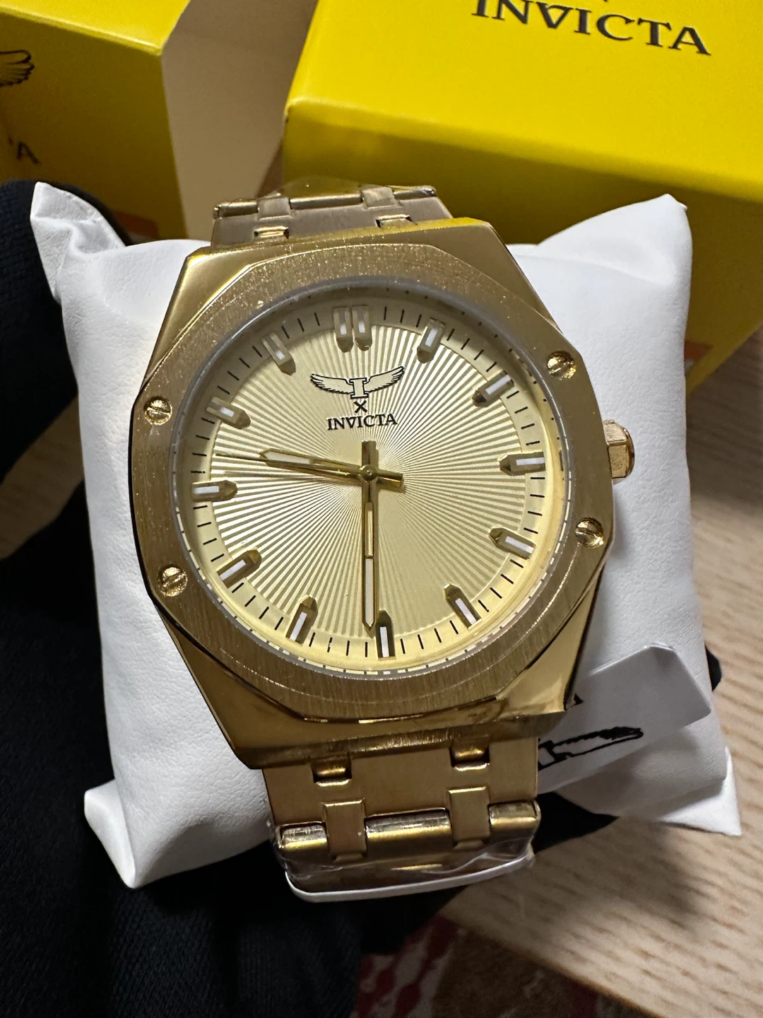 Invicta Specialty I Men's 42mm Gold Tone Quartz Watch
