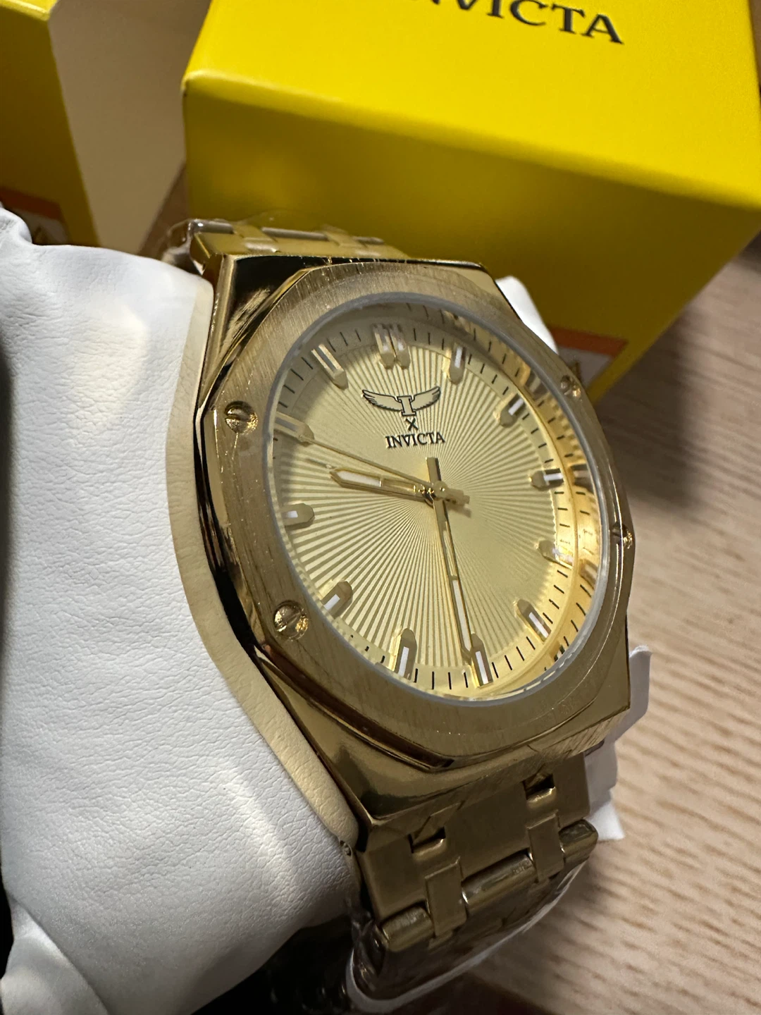 Invicta Specialty I Men's 42mm Gold Tone Quartz Watch - photo 2