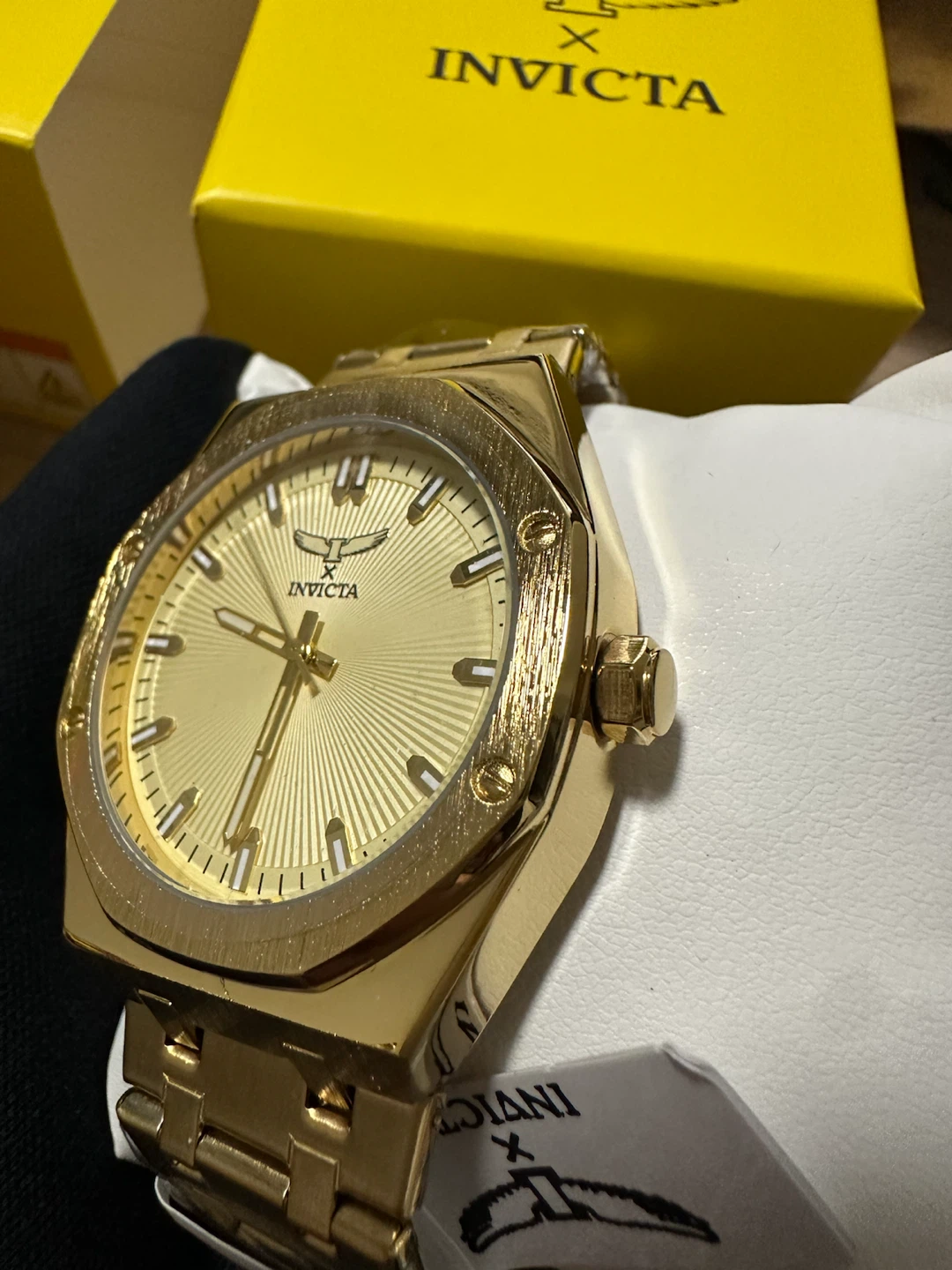 Invicta Specialty I Men's 42mm Gold Tone Quartz Watch - photo 3