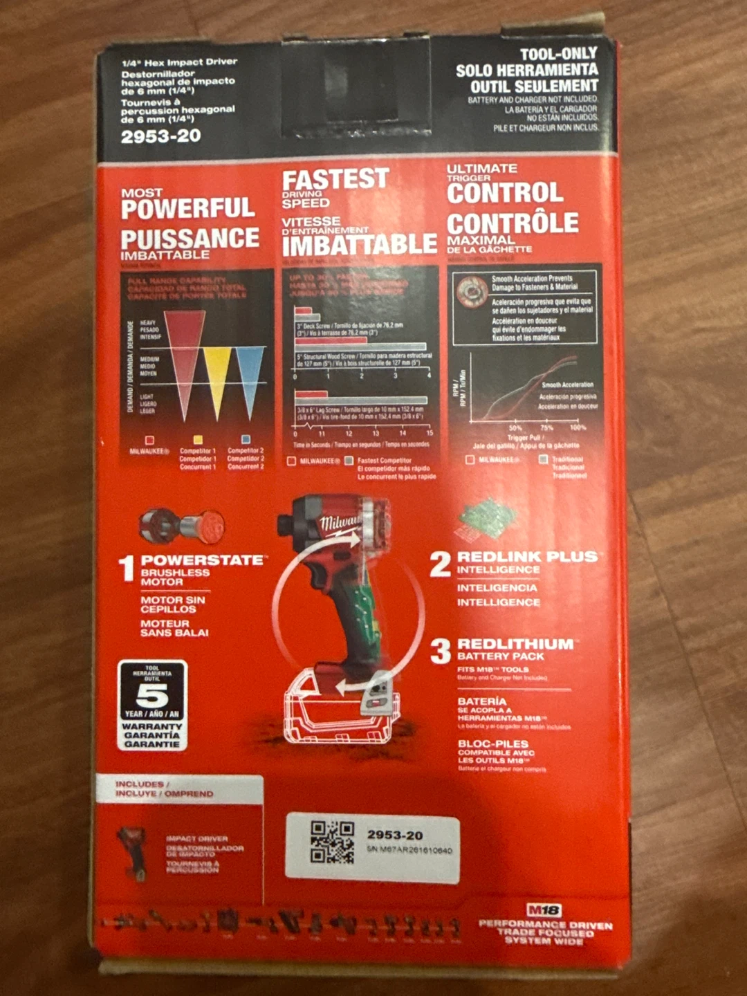 Milwaukee m18 fuel impact driver - photo 2
