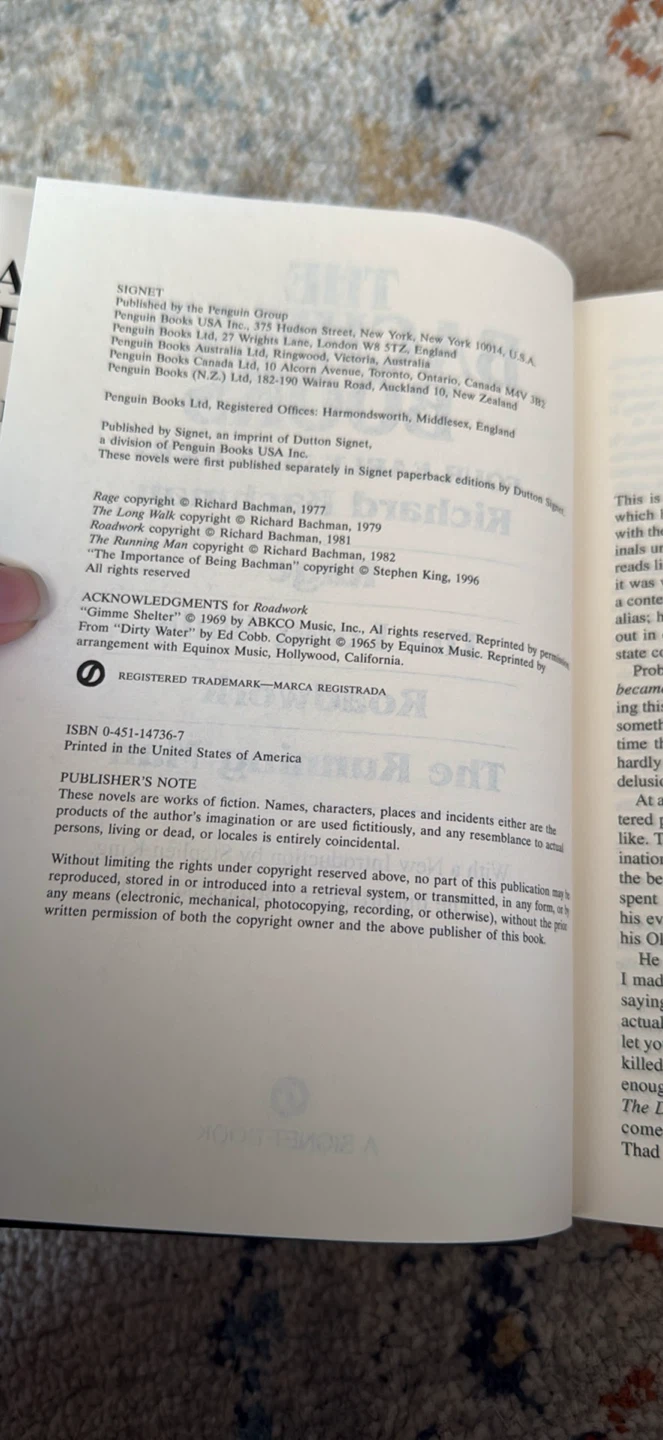 The Bachman Books (Includes Rage) - photo 4
