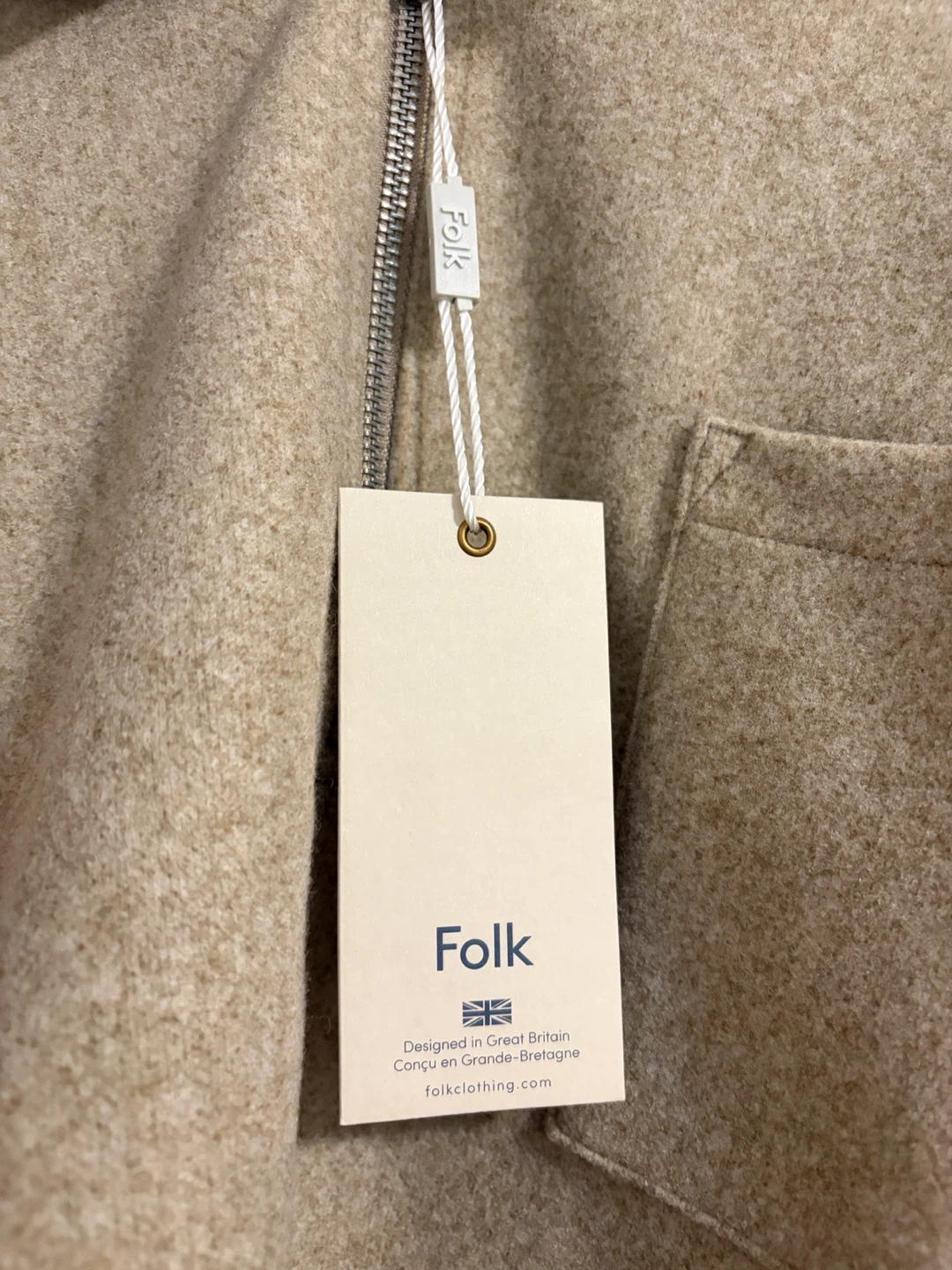 Brand New with Tag – FOLK Geldof Overshirt/Pullover/Jacket – XL - photo 3