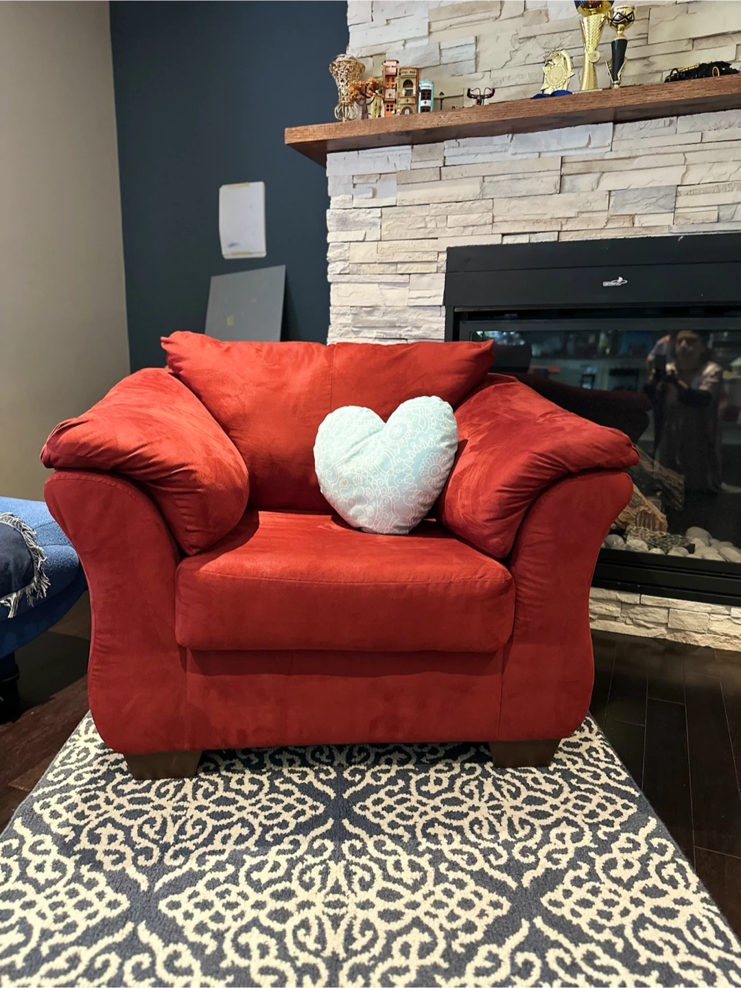 Red Accent Chair
