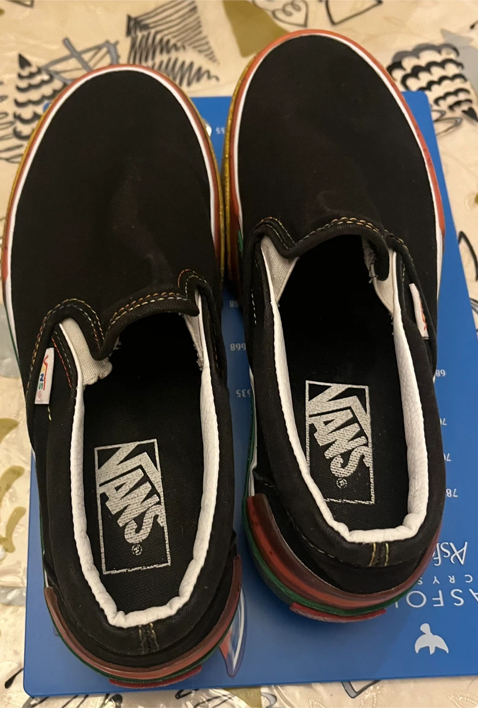 Vans Slip-On Rainbow Glitter Shoes - photo 5