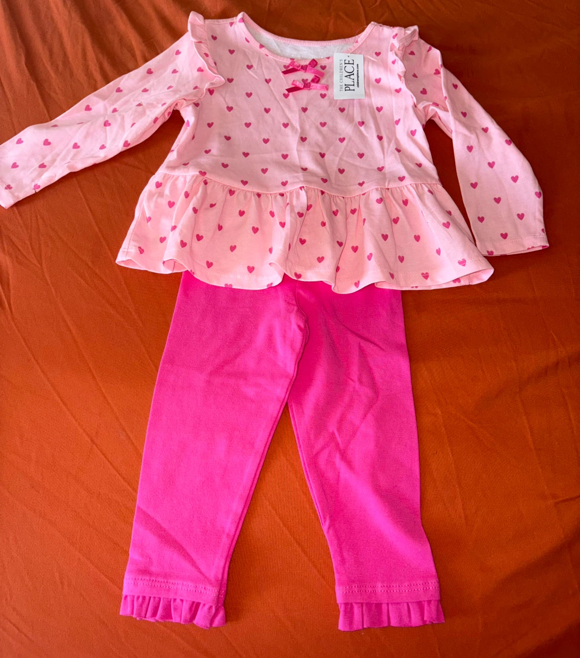New Pink baby girls Outfit Size 12-18M - photo 5