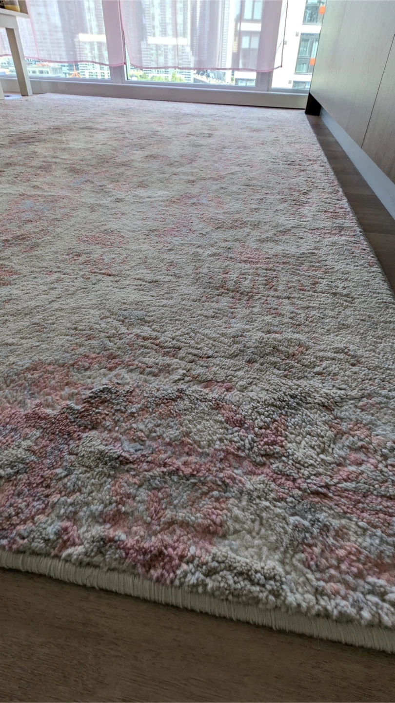 Area Rug – Muted Pink & Grey Palette - photo 4