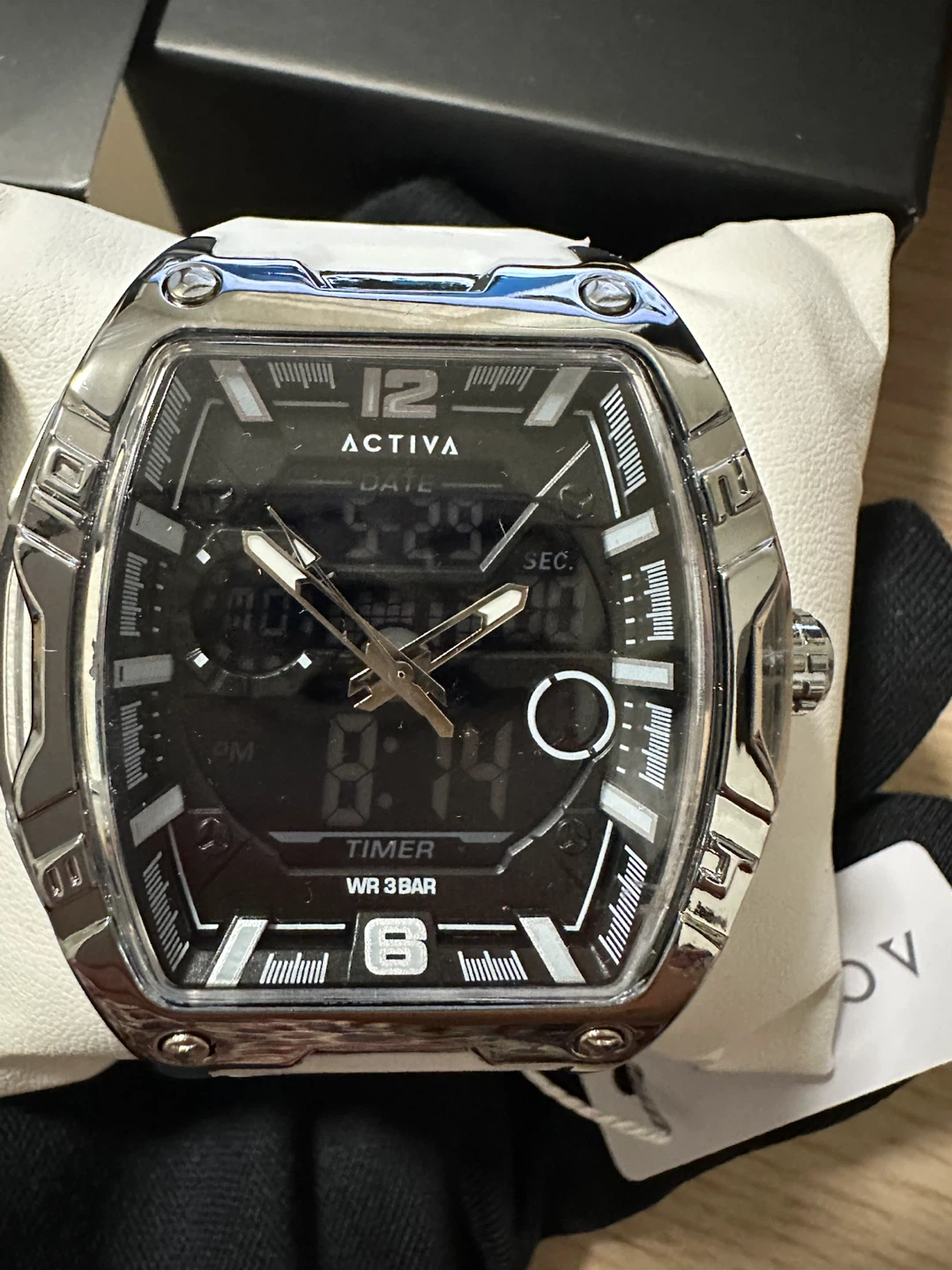 Activa x Invicta Venzis Men’s 50mm Digital Watch White - photo 2