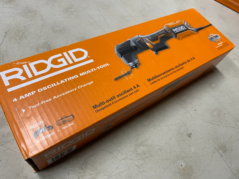 Ridgid oscillating multi tool New in box
