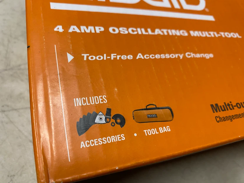 Ridgid oscillating multi tool New in box - photo 3