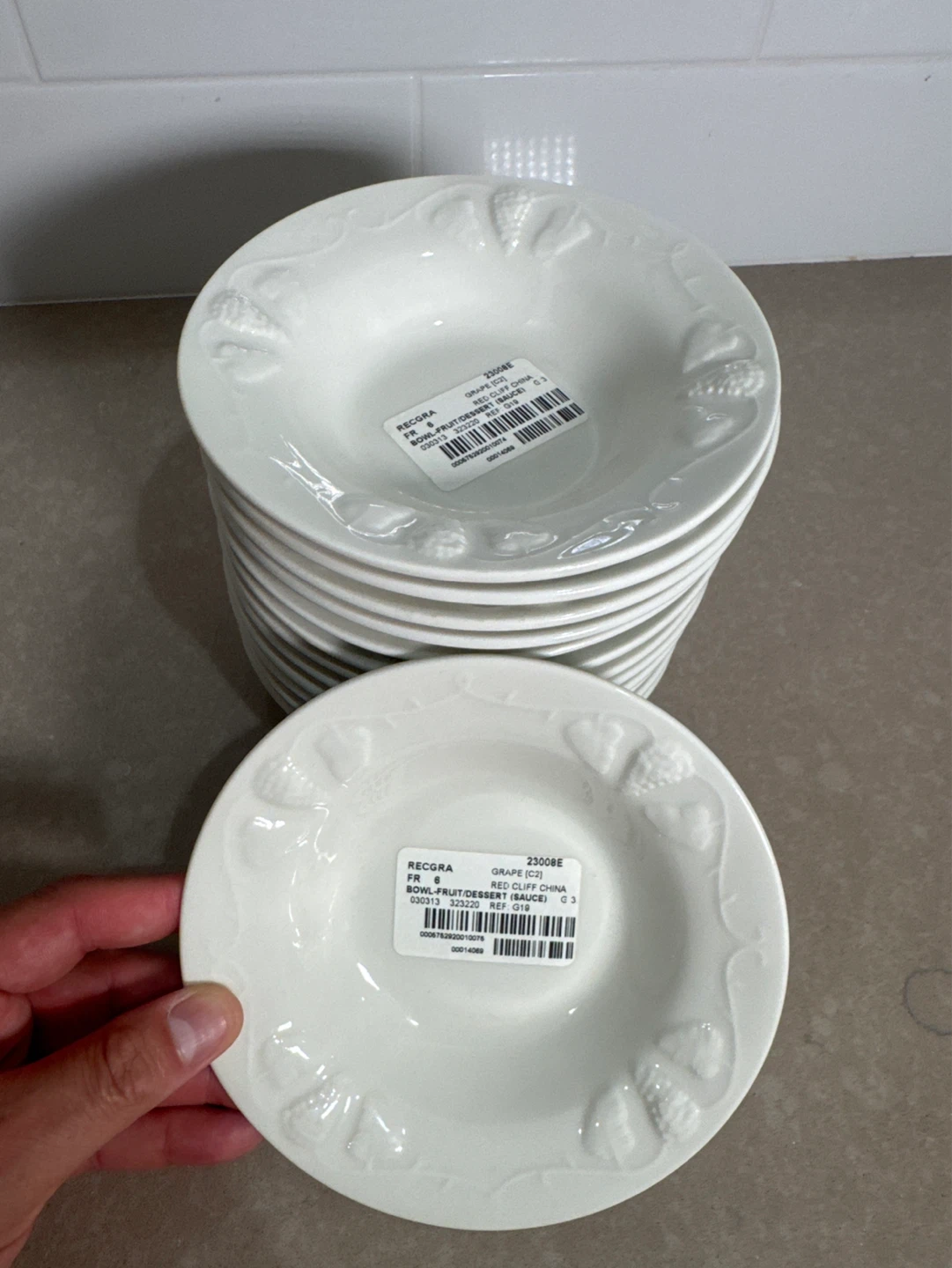 Red Cliff Ironstone "Grape" Bowl