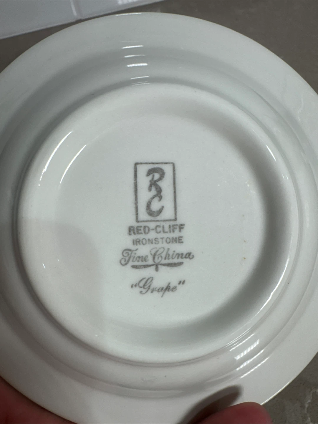 Red Cliff Ironstone "Grape" Bowl - photo 3