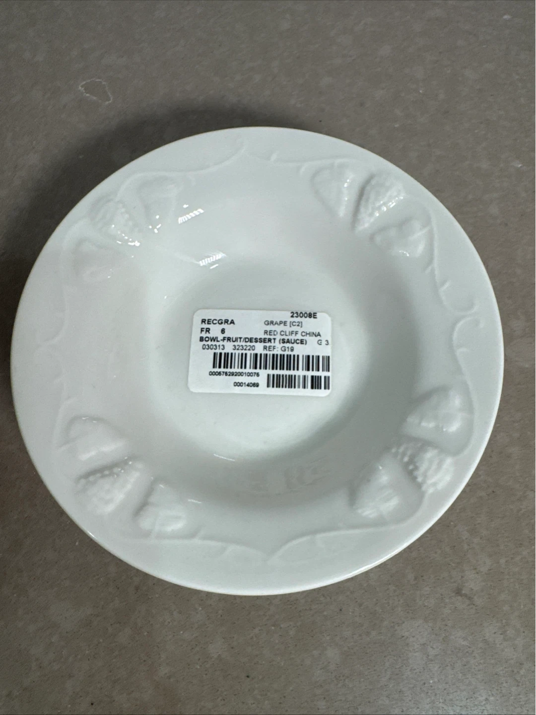 Red Cliff Ironstone "Grape" Bowl - photo 2