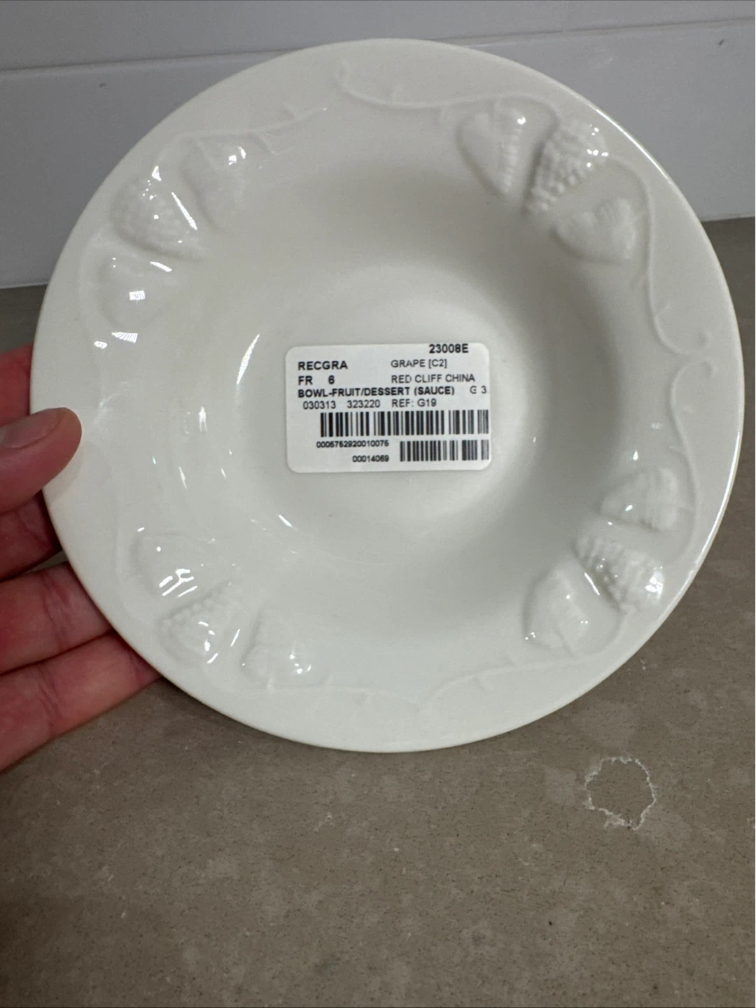 Red Cliff Ironstone "Grape" Bowl - photo 4