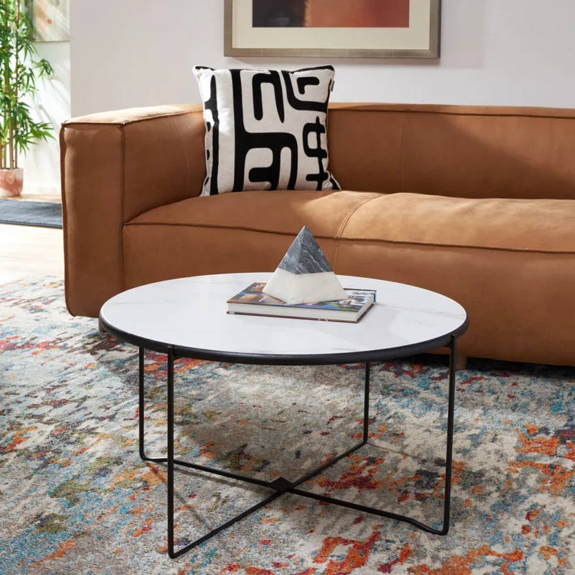 Marble and metal Coffee Table