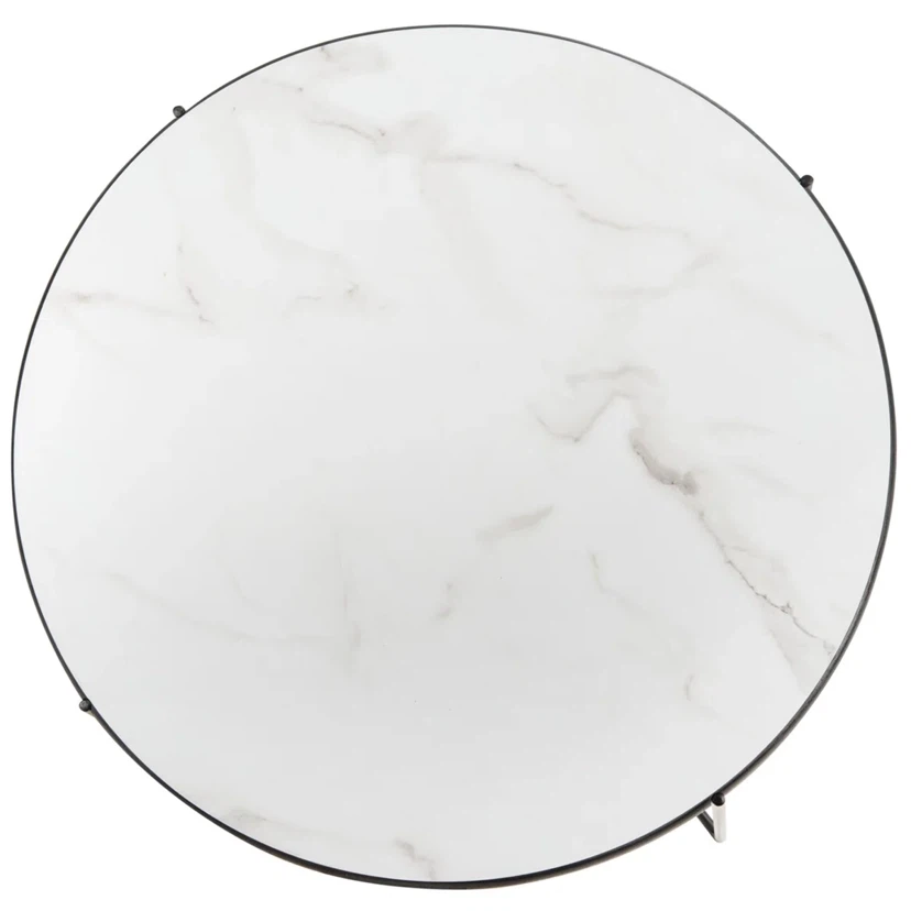 Marble and metal Coffee Table - photo 2