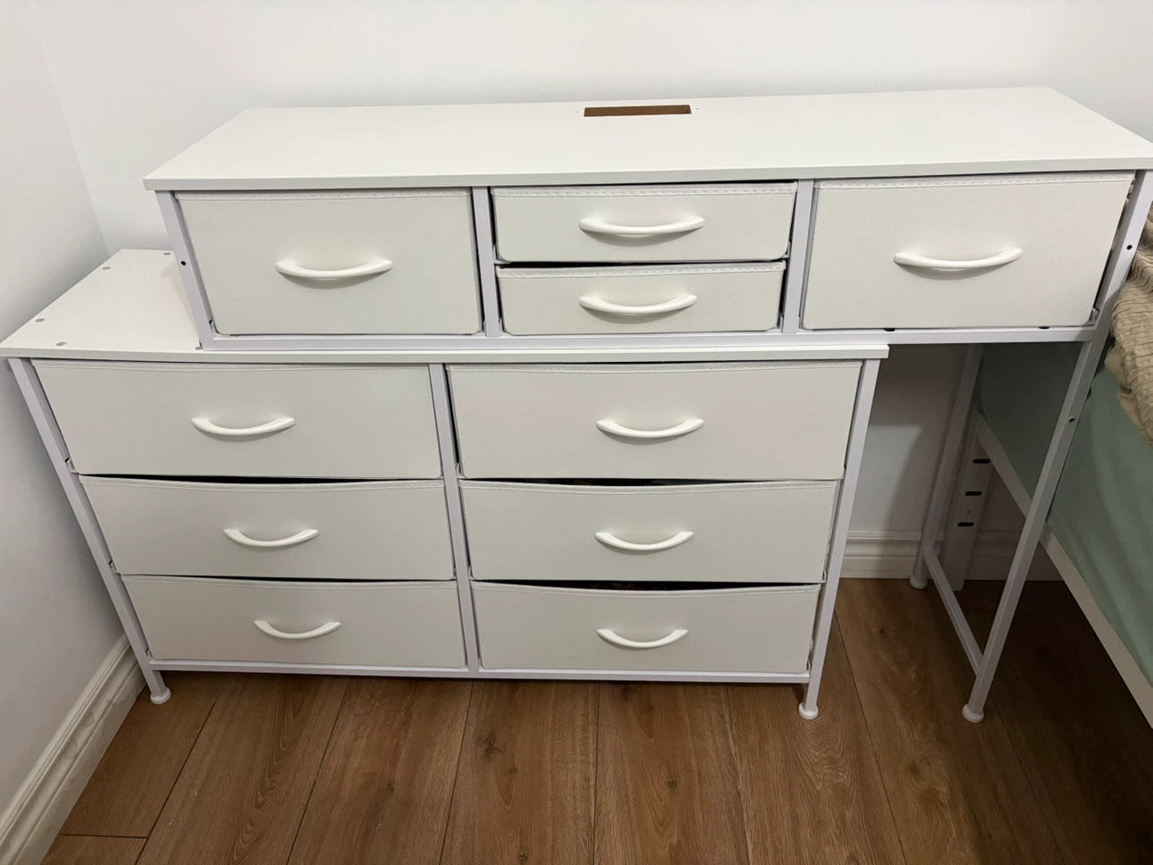 Fabric Drawer Organizer with Power Strip – Moving Sale