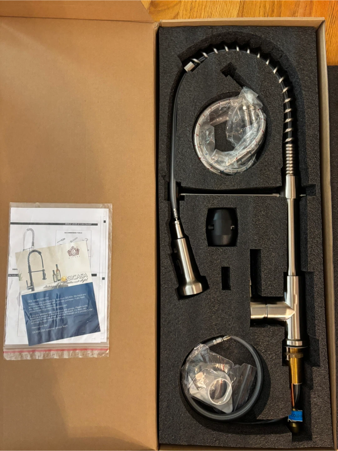 GICASA Single Lever Kitchen Faucet