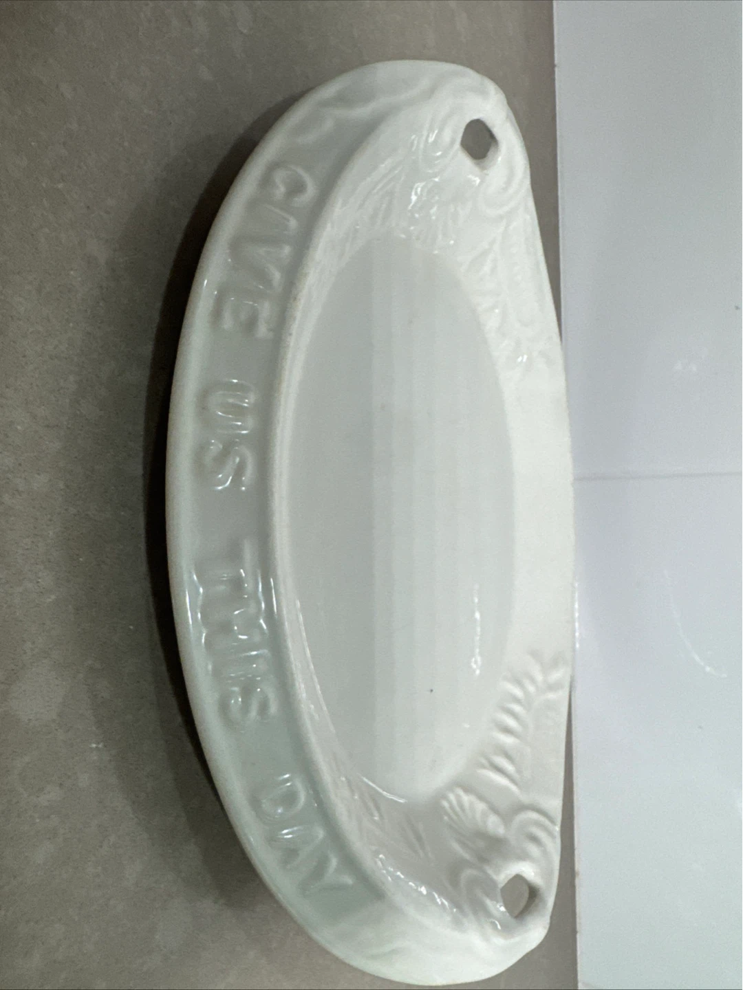 Red-Cliff Ironstone "Our Daily Bread" Serving Dish - photo 3