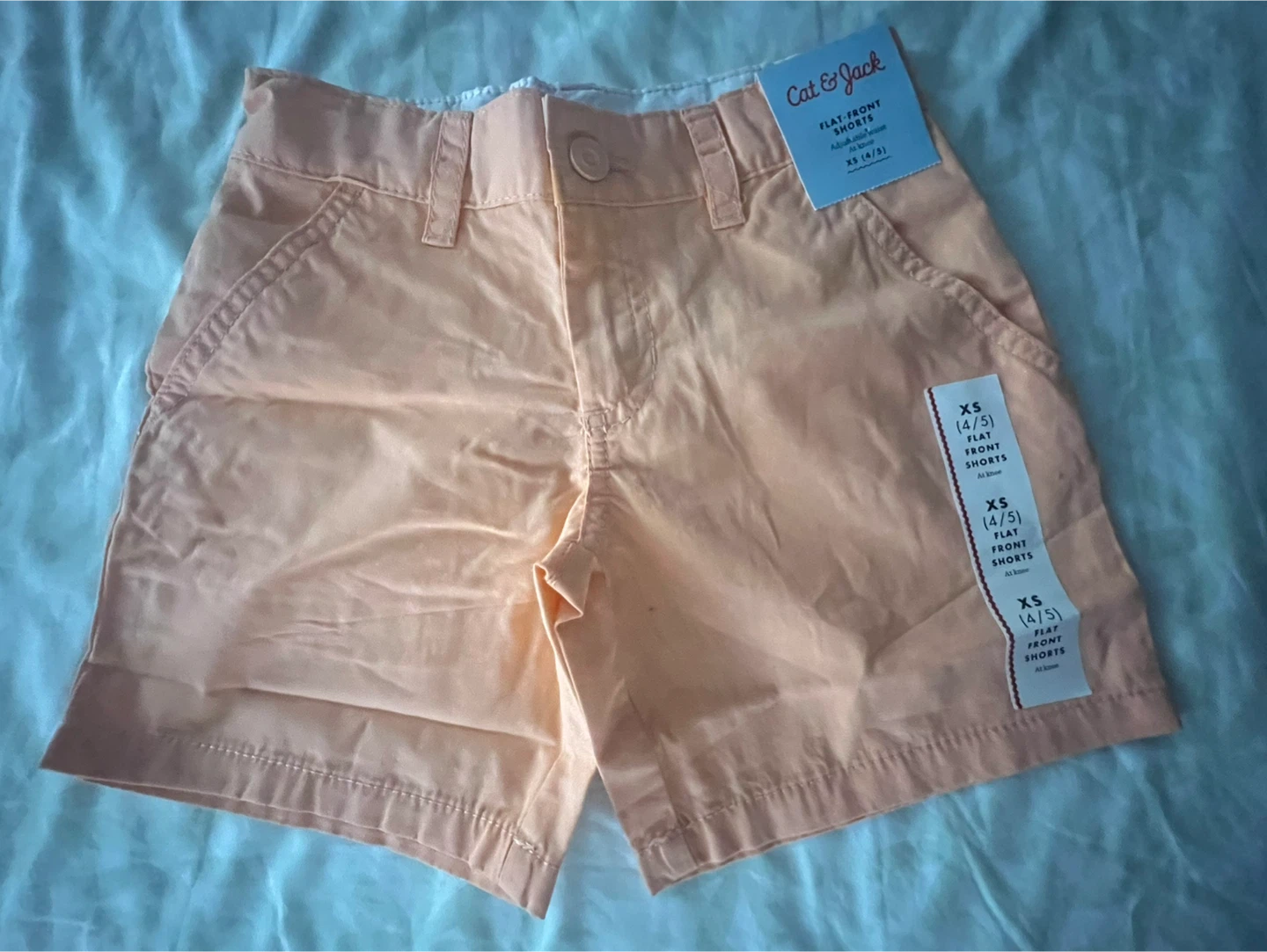 Cat & Jack Peach Flat Front Shorts
